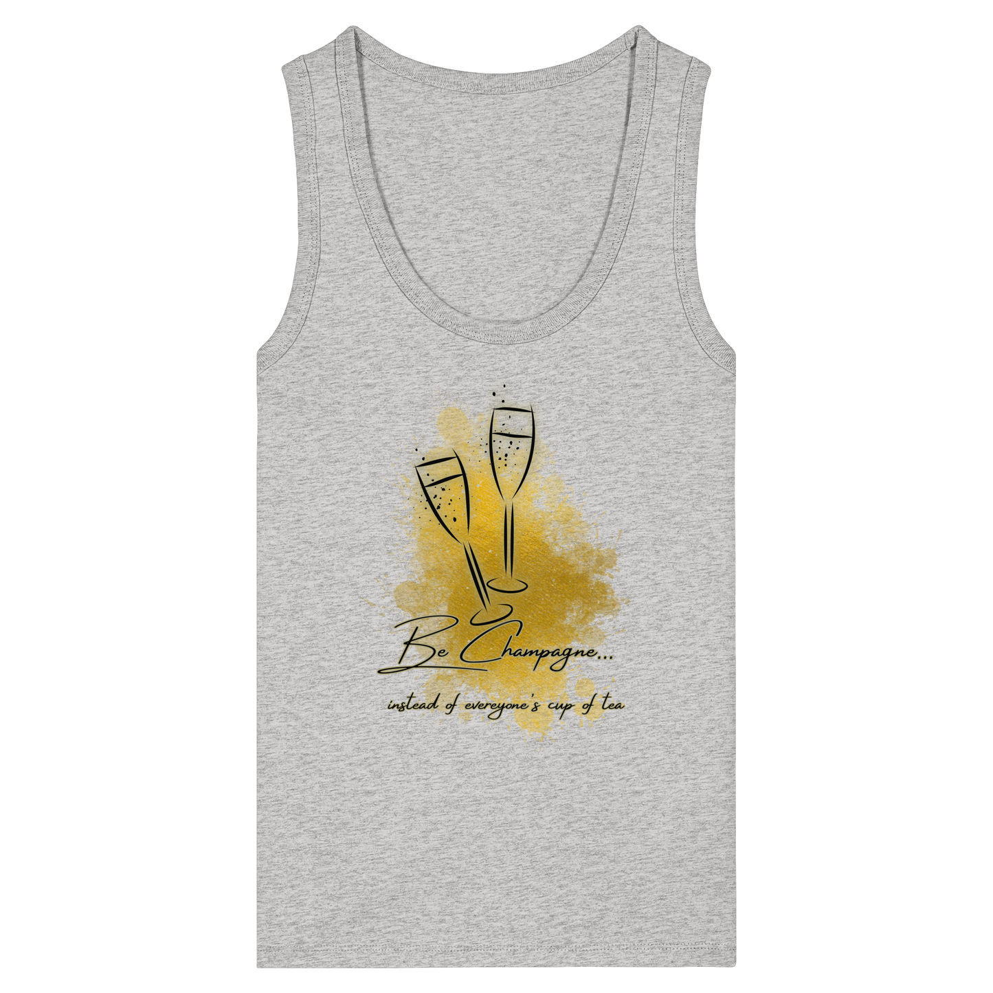 CHAMPAGNE! - Women's Organic Fitted Tank Top