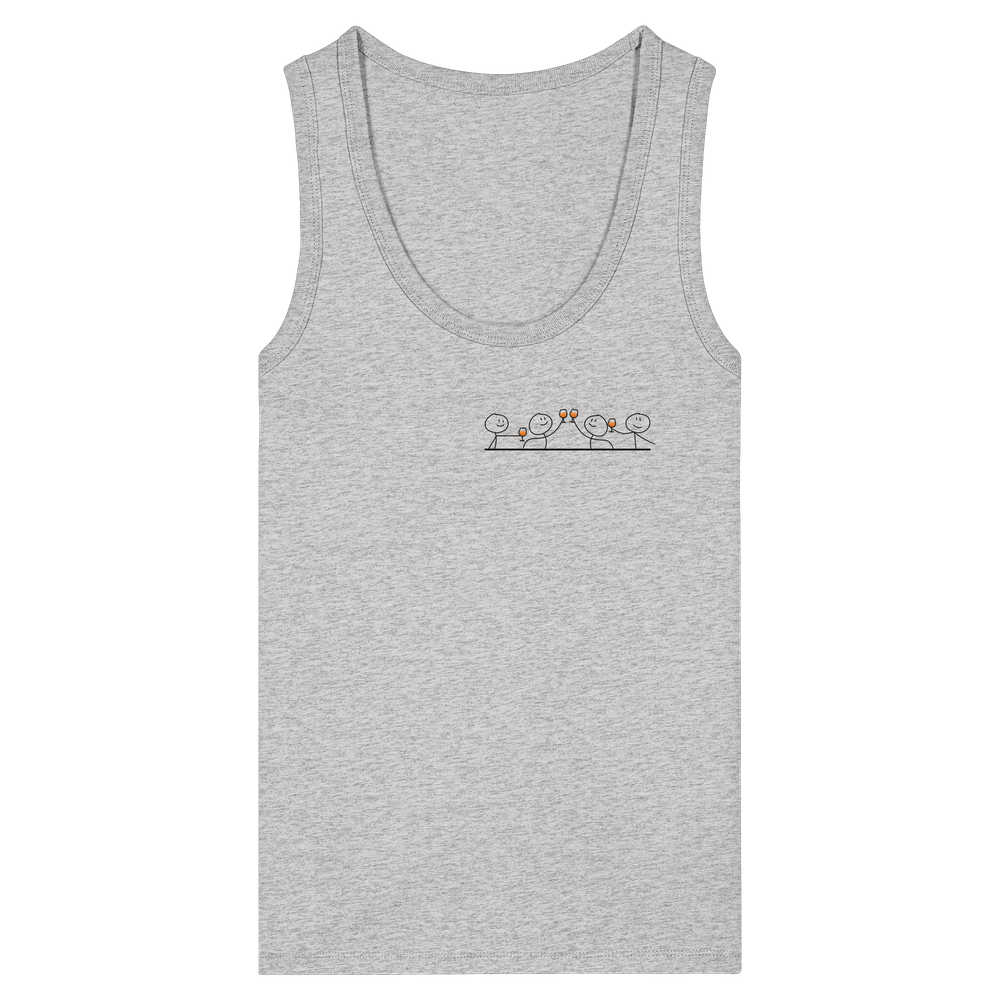 CREWLOVE! (Stick)- Womens Organic Fitted Tank Top