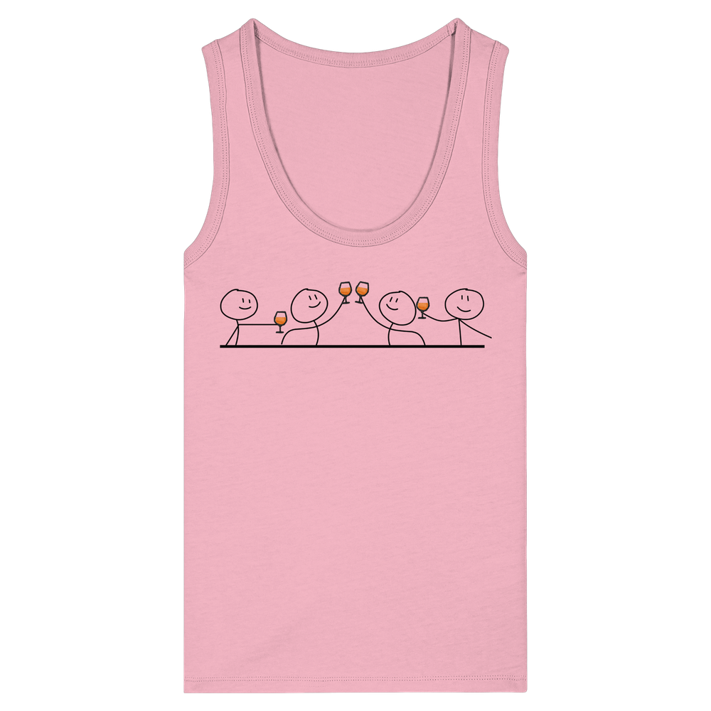 CREWLOVE! (Stick)- Women's Organic Fitted Tank Top