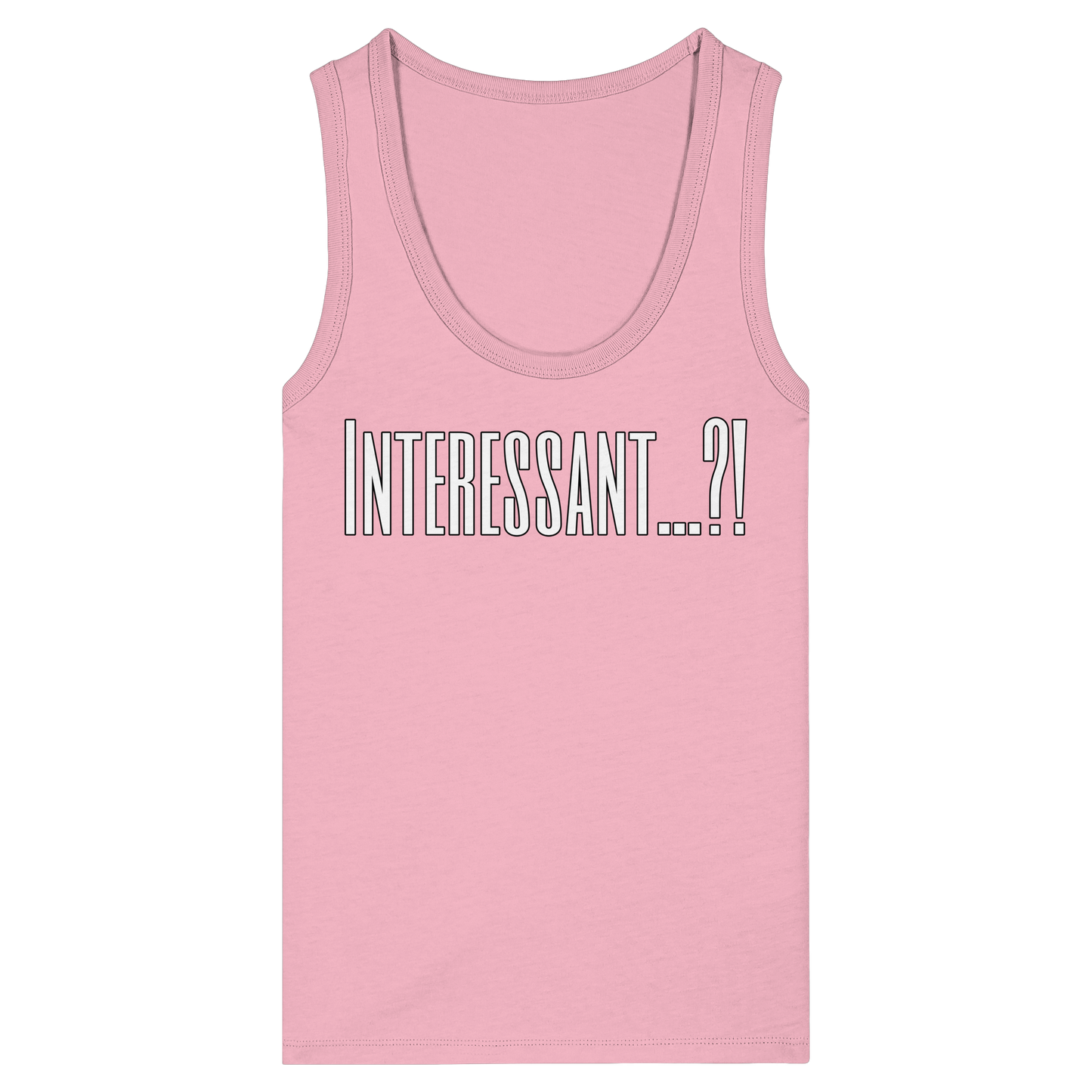 INTERESTING...?! - Women's Organic Fitted Tank Top