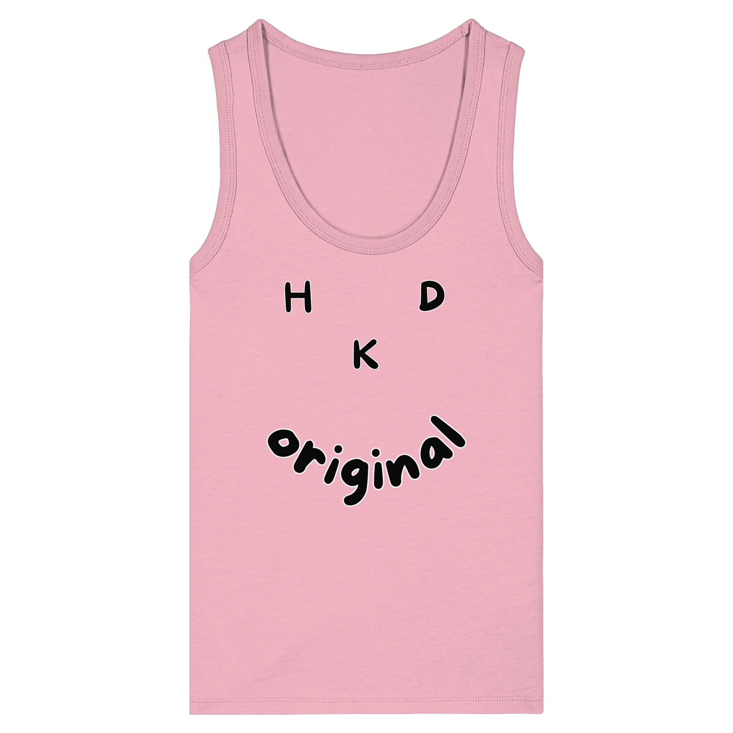 HDKORIGINALSMILE! - Women's Organic Fitted Tank Top