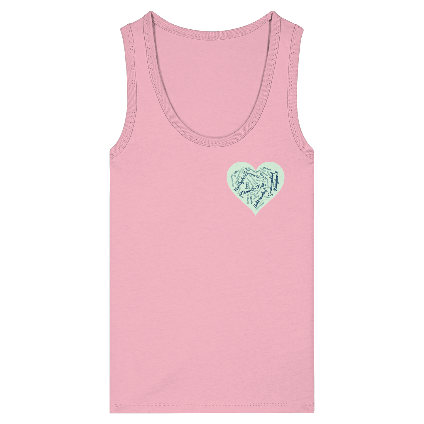 MÜNSTERHERZ! - Women's Organic Fitted Tank Top