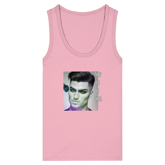 MAKEUPHASNOGENDER! - Womens Organic Fitted Tank Top