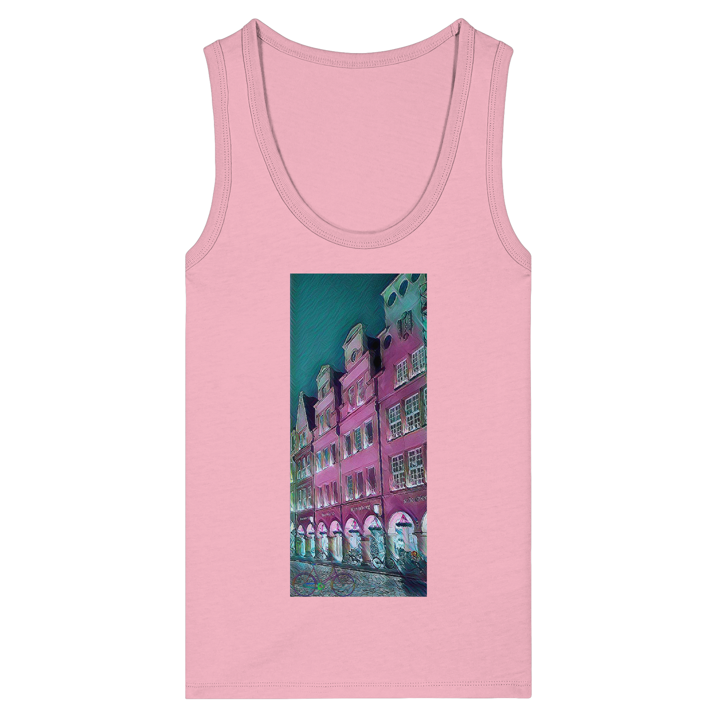 LOVEYOURTOWN! - Women's Organic Fitted Tank Top