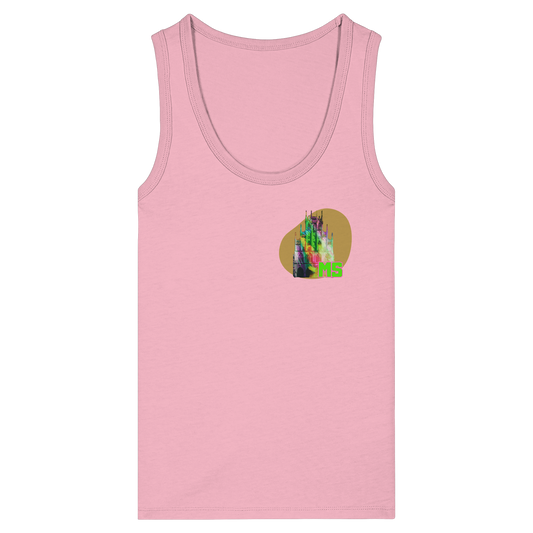COLORFULTOWNHALL! - Womens Organic Fitted Tank Top