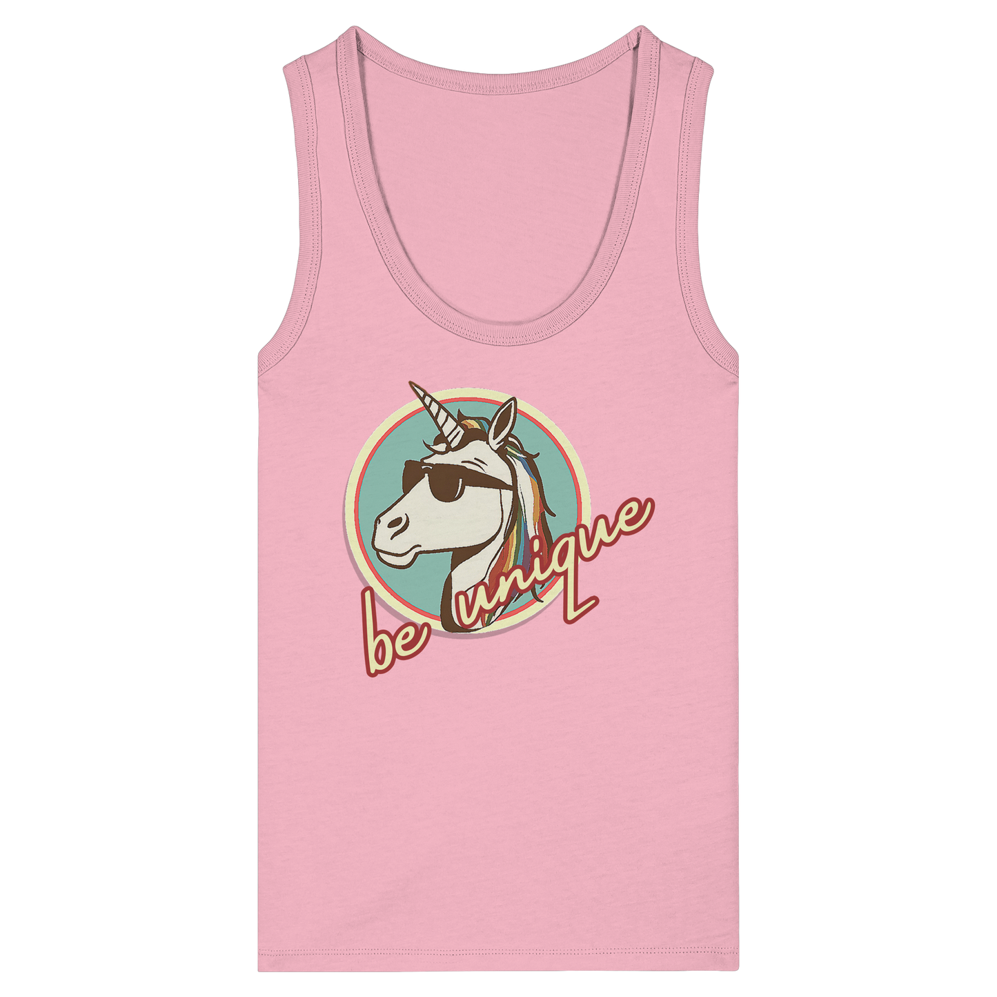BEUNIQUE! - Women's Organic Fitted Tank Top