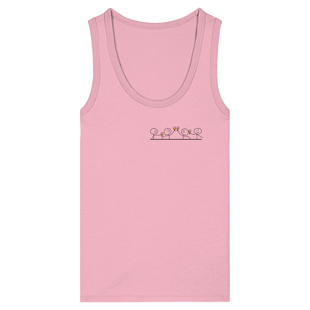 CREWLOVE! (Stick)- Womens Organic Fitted Tank Top