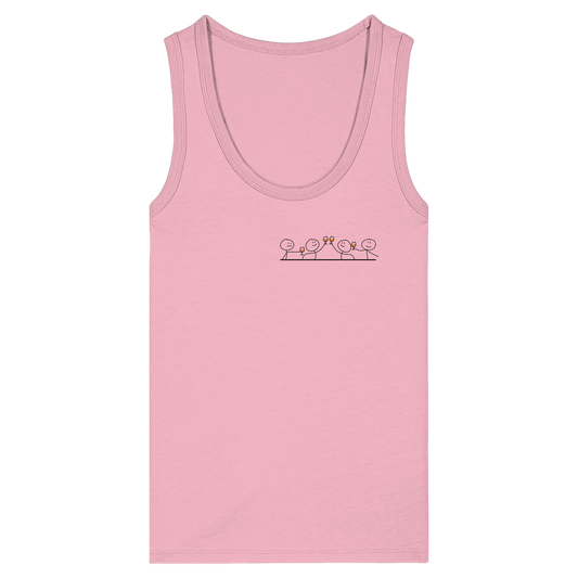 CREWLOVE! (Stick)- Womens Organic Fitted Tank Top