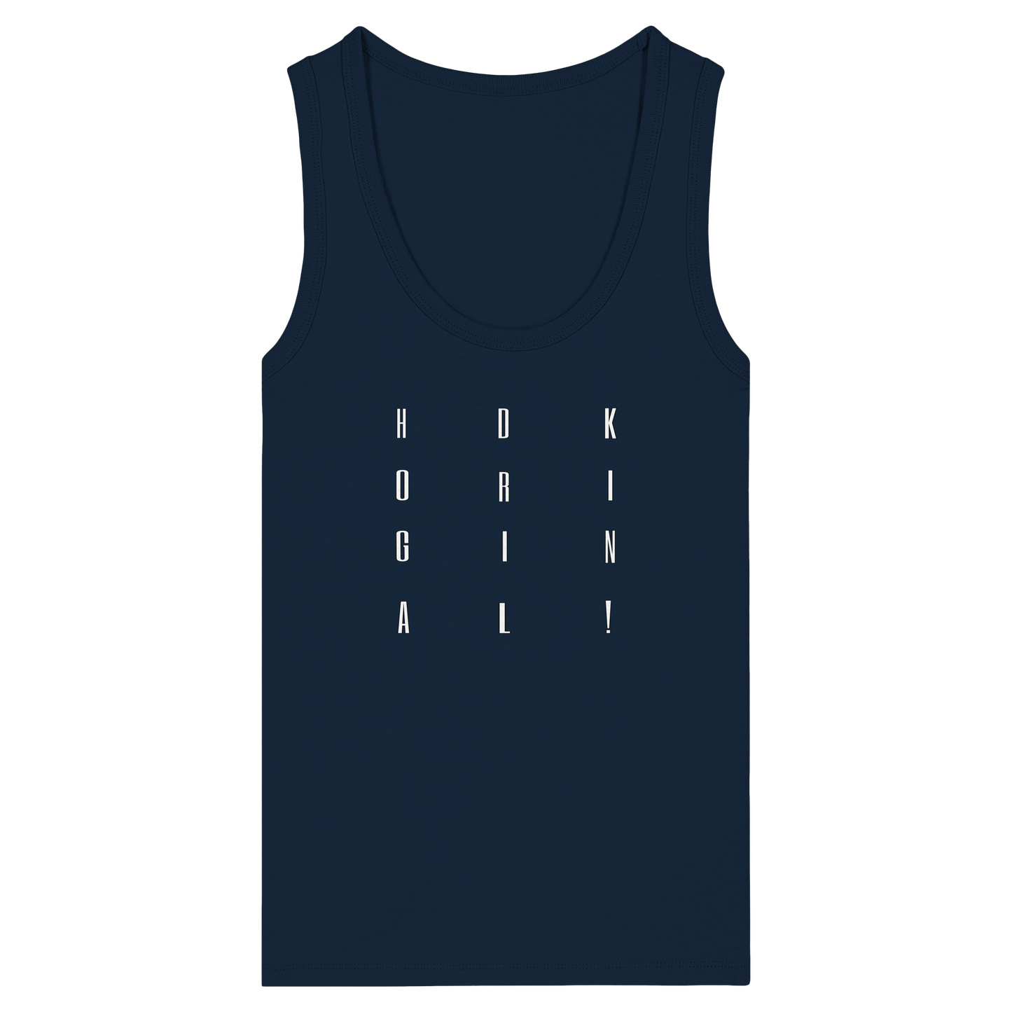 HDKORIGINALSQUARE! - Women's Organic Fitted Tank Top