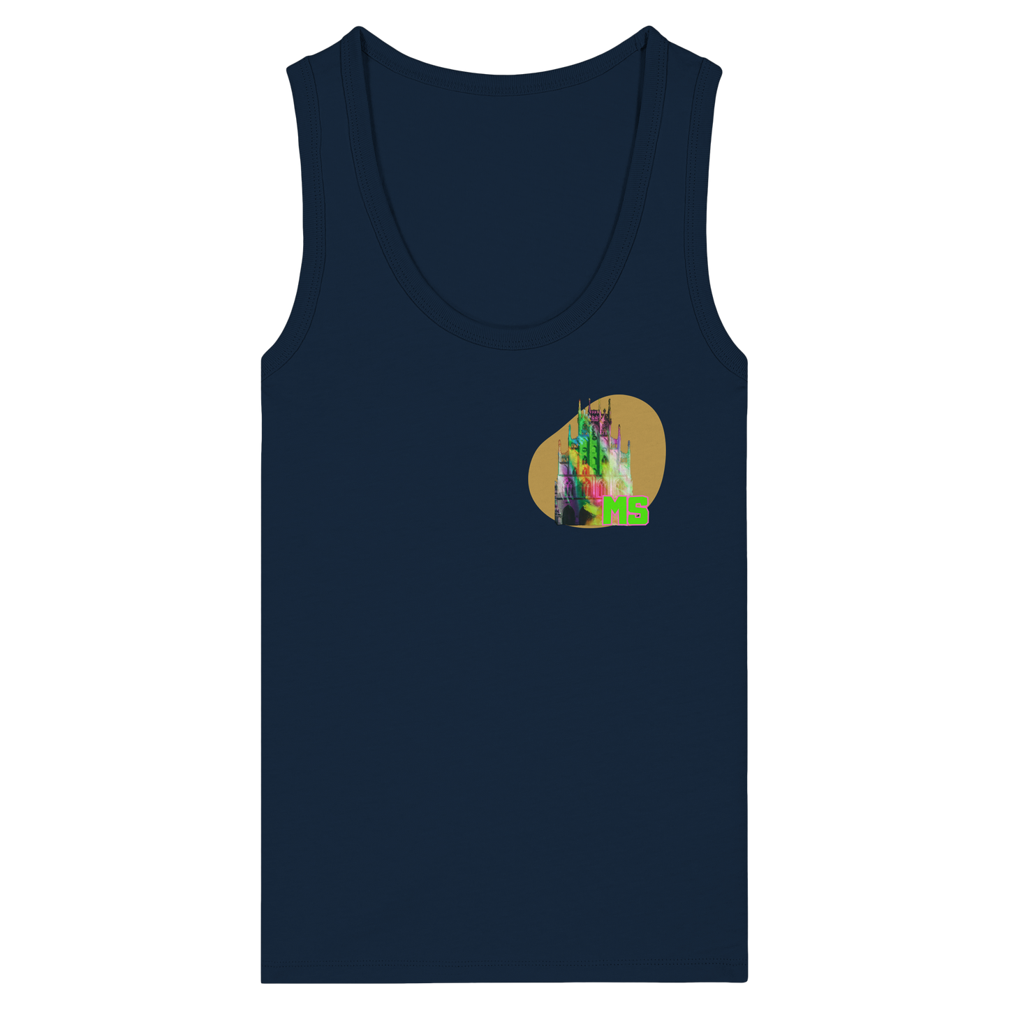 COLORFULTOWNHALL! - Women's Organic Fitted Tank Top