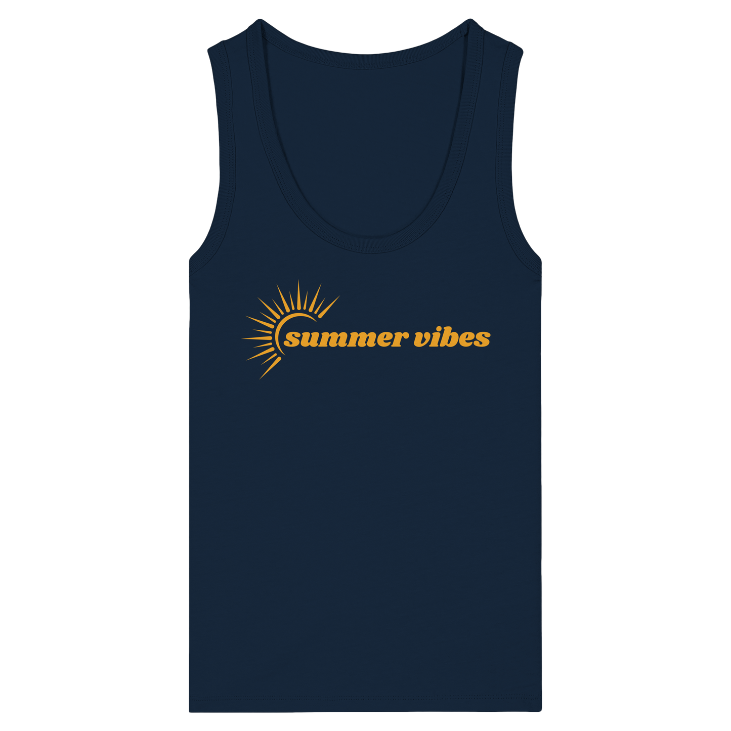 SUMMERVIBES! - Women's Organic Fitted Tank Top