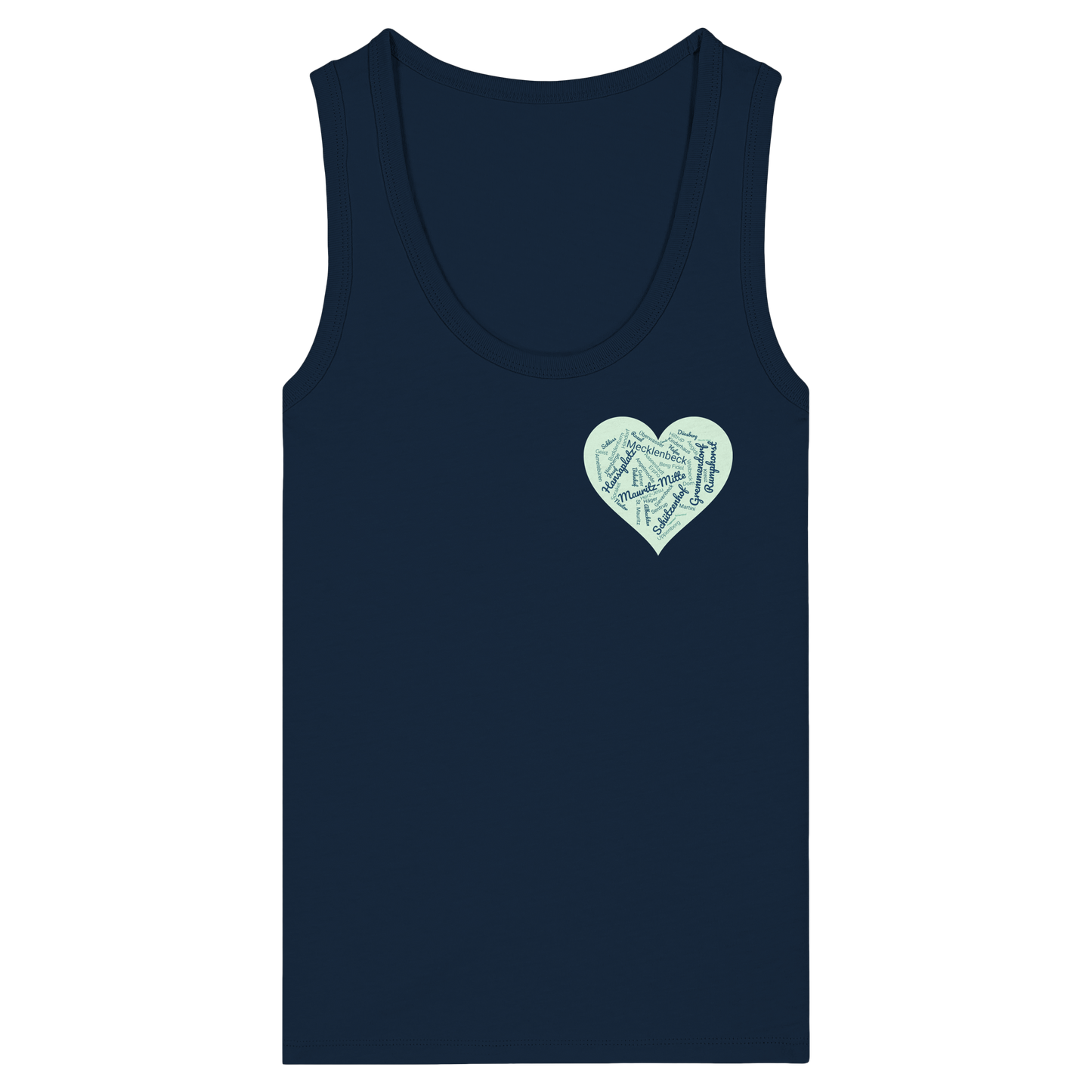 MÜNSTERHERZ! - Women's Organic Fitted Tank Top