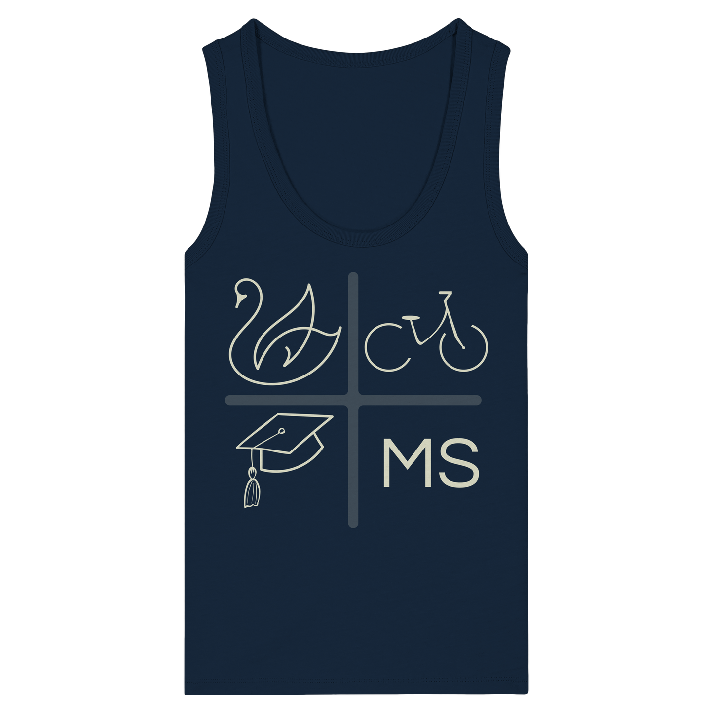 MUENSTERELEMENTS! - Women's Organic Fitted Tank Top