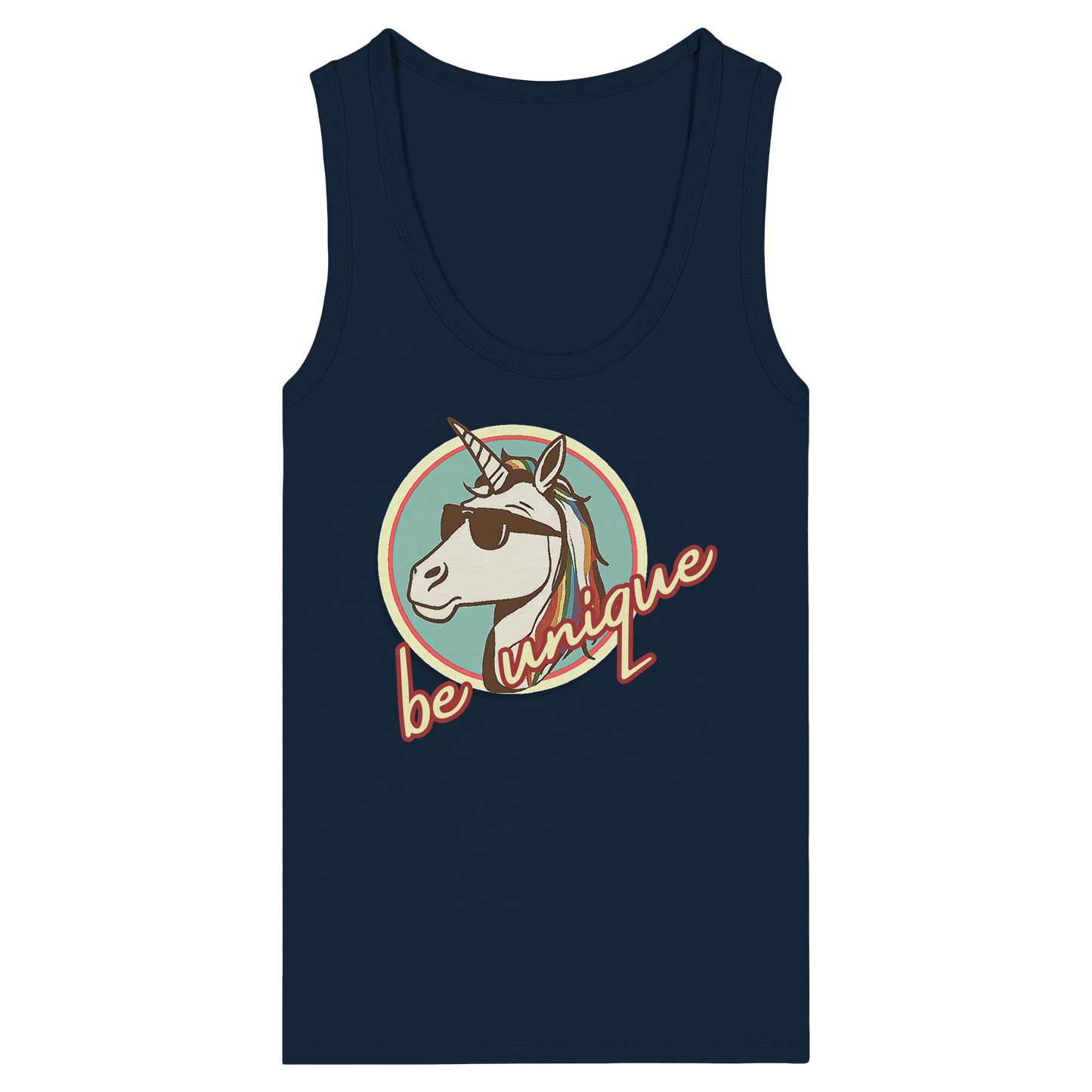 BEUNIQUE! - Women's Organic Fitted Tank Top