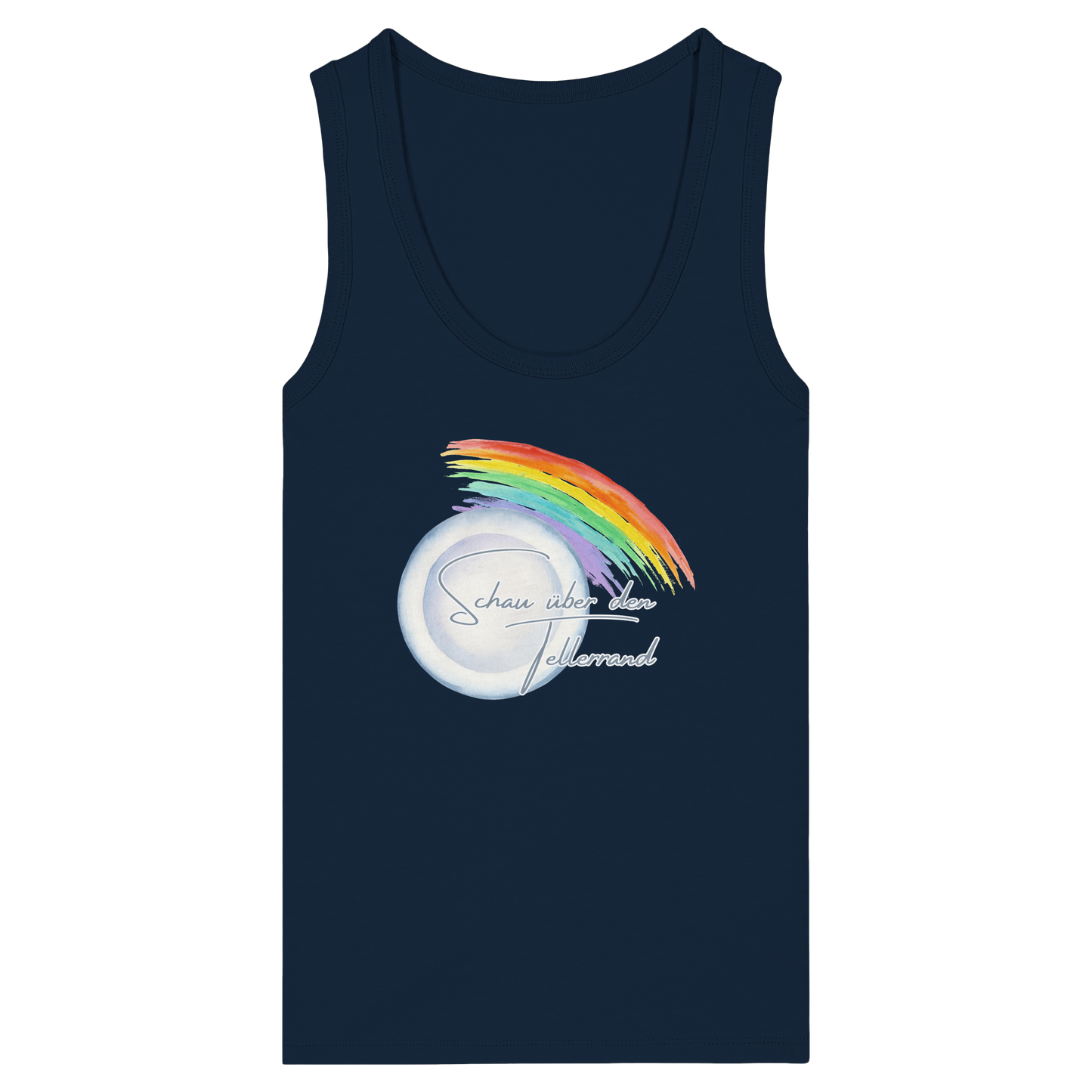 LOOK BEYOND THE HORIZON! - Women's Organic Fitted Tank Top