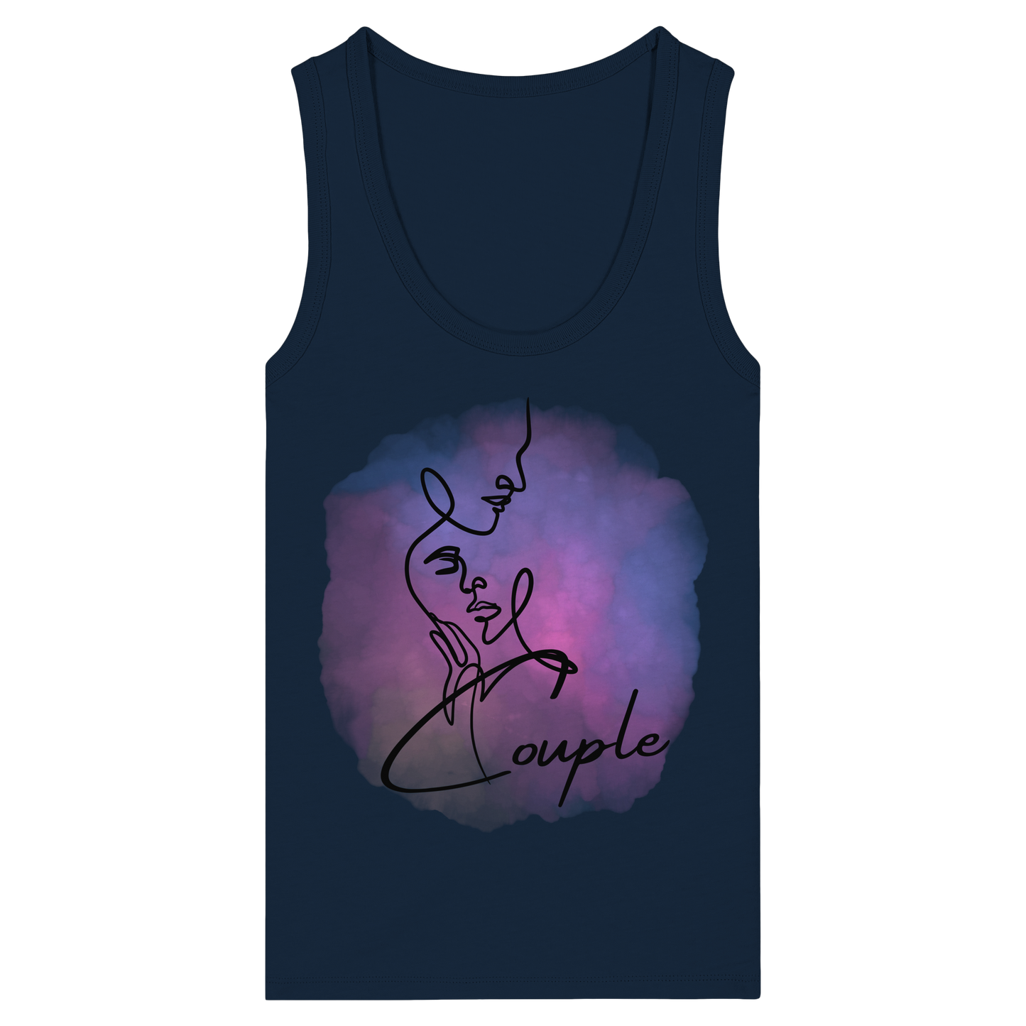 COUPLELINES! - Women's Organic Fitted Tank Top
