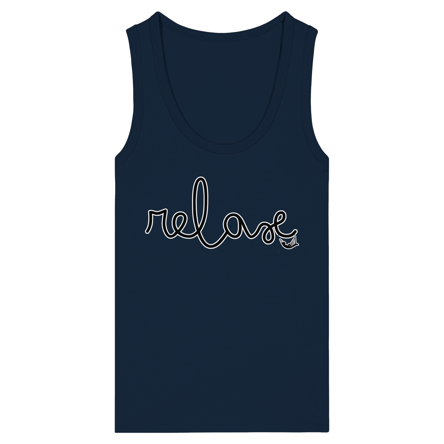 RELAX! - Women's Organic Fitted Tank Top