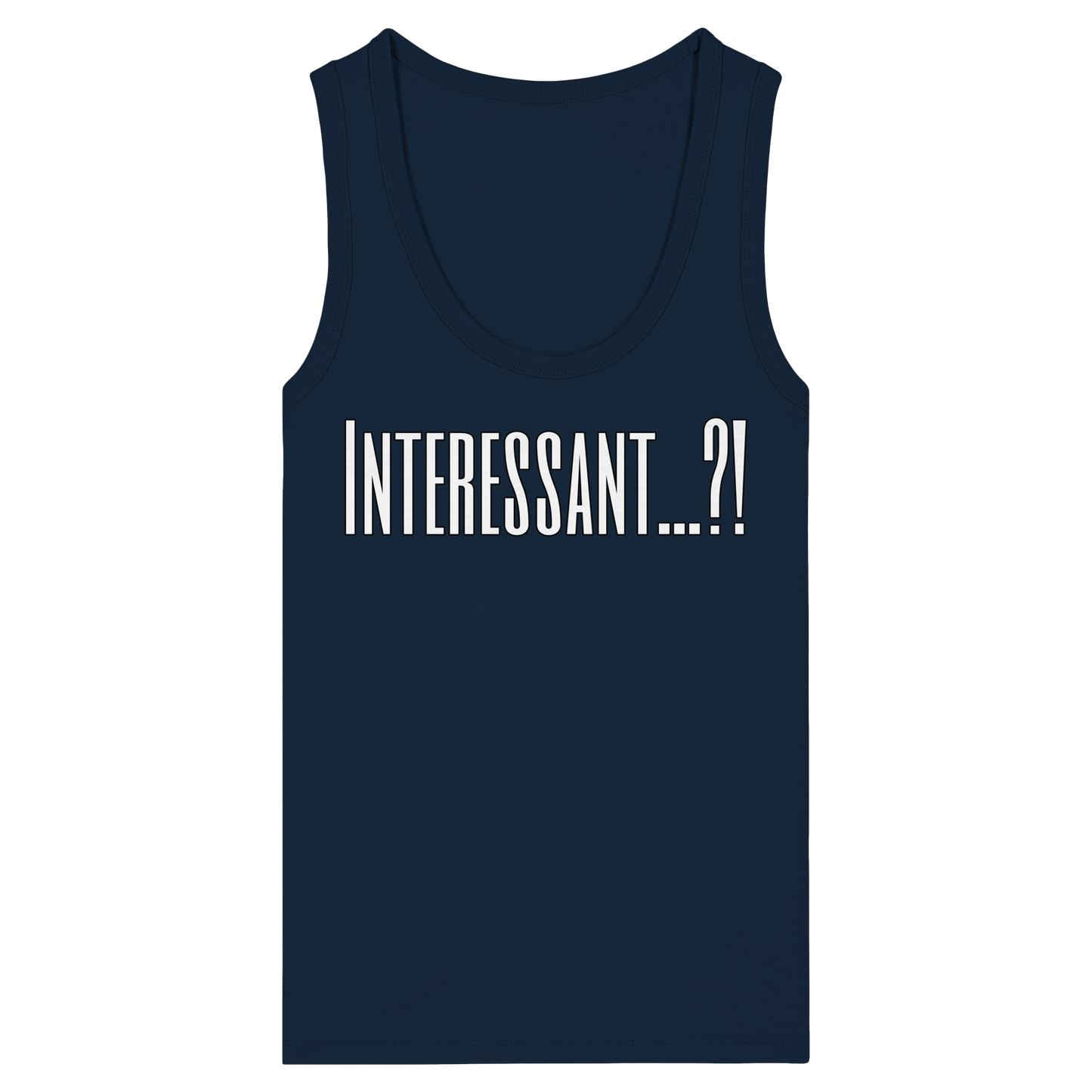 INTERESTING...?! - Women's Organic Fitted Tank Top