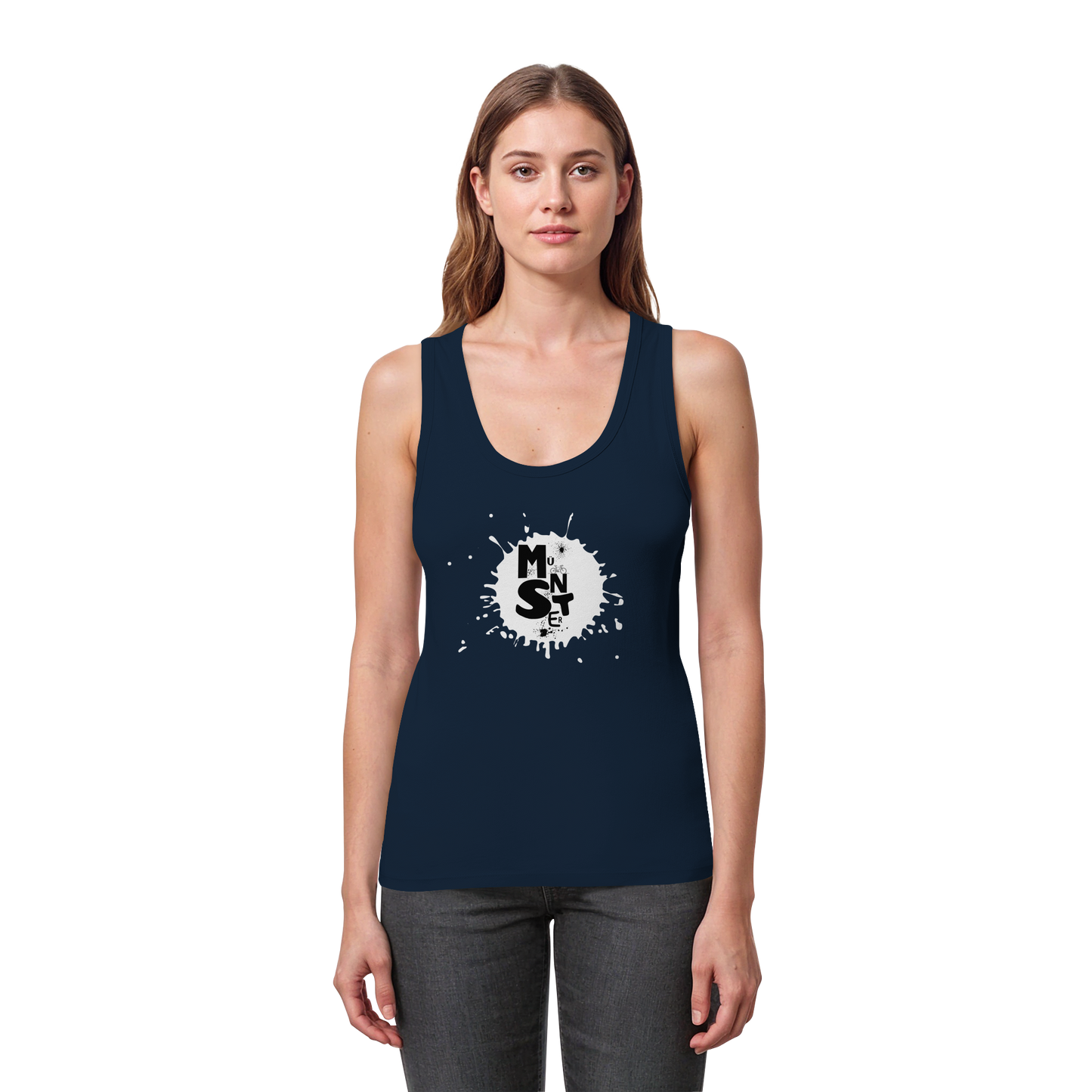 MÜNSTERFLECK! - Women's Organic Fitted Tank Top