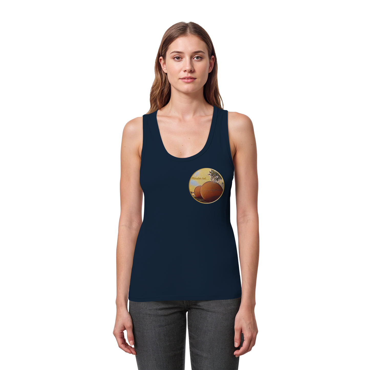 CITYBALLS! - Women's Organic Fitted Tank Top