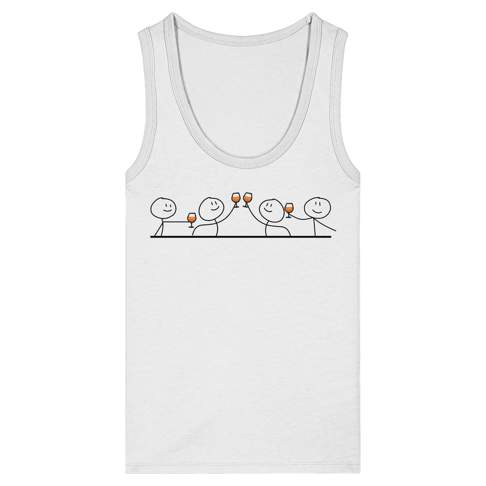 CREWLOVE! (Stick)- Women's Organic Fitted Tank Top