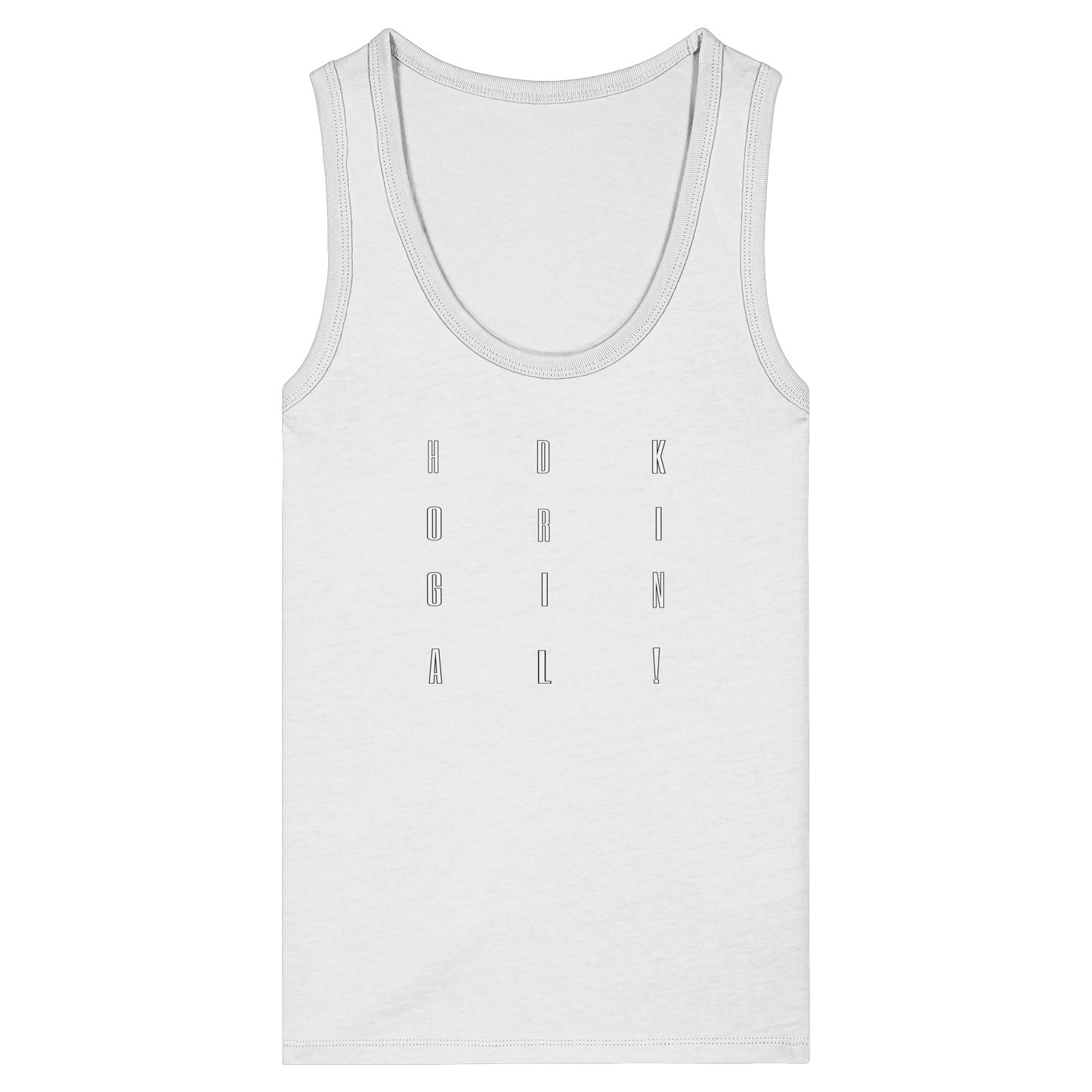 HDKORIGINALSQUARE! - Women's Organic Fitted Tank Top