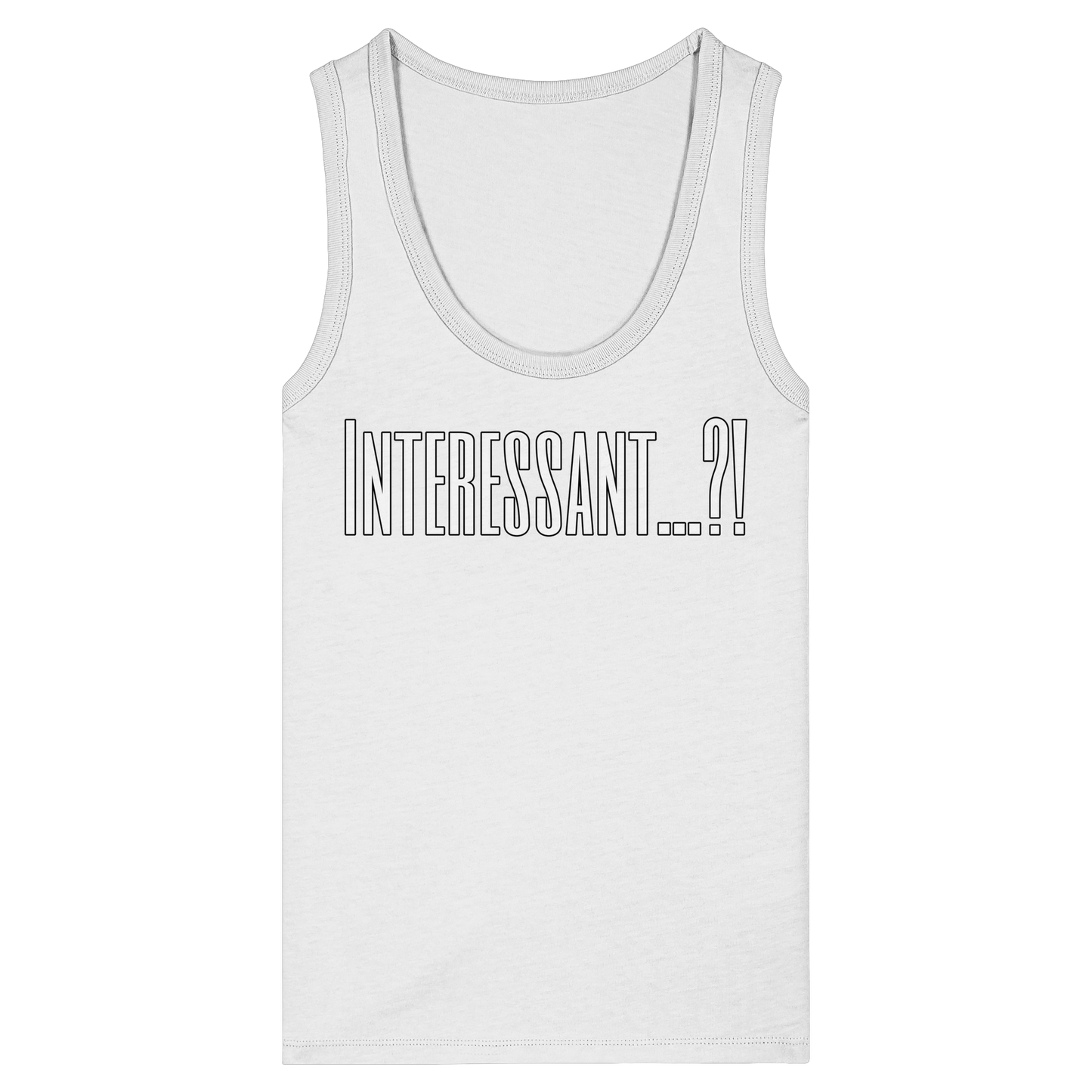 INTERESTING...?! - Women's Organic Fitted Tank Top