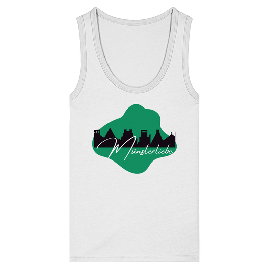 SKYLINEMÜNSTERLIEBE! - Women's Organic Fitted Tank Top