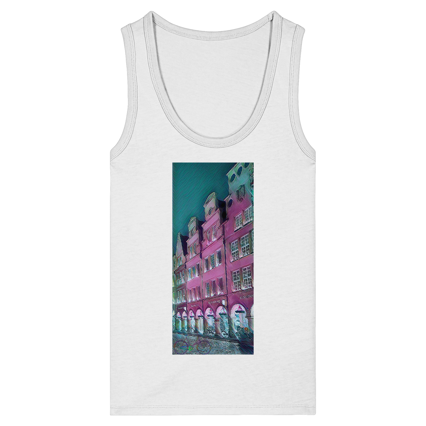 LOVEYOURTOWN! - Women's Organic Fitted Tank Top