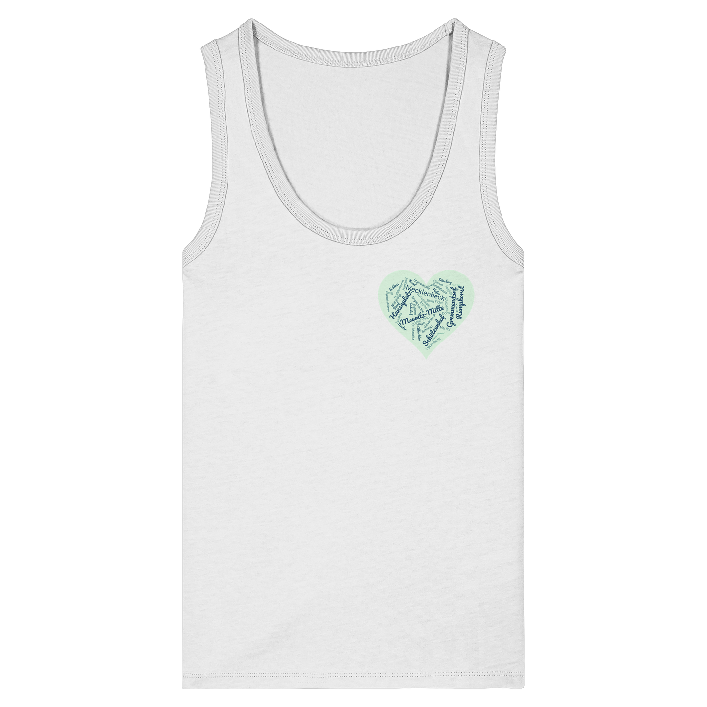 MÜNSTERHERZ! - Women's Organic Fitted Tank Top