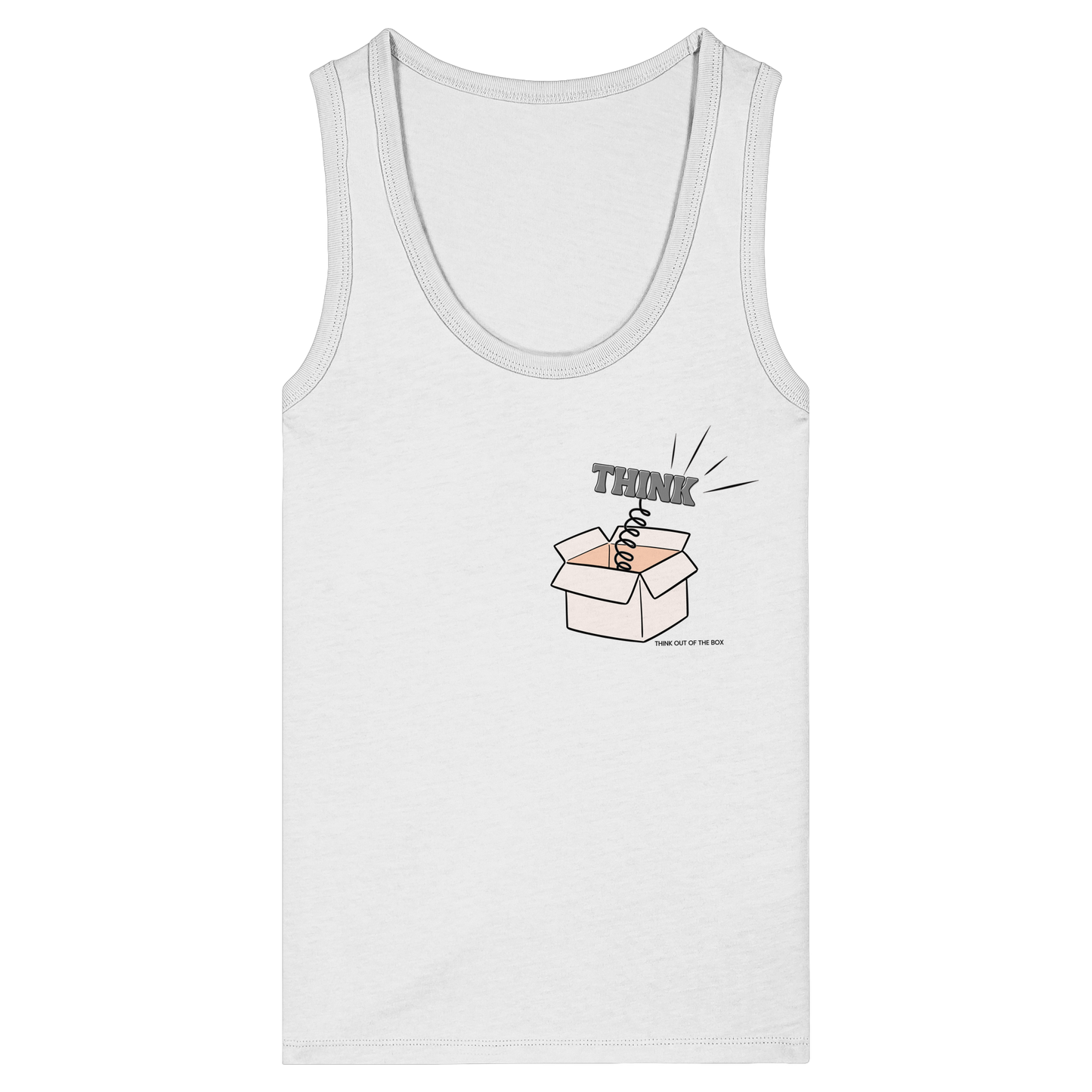 THINK! - Women's Organic Fitted Tank Top