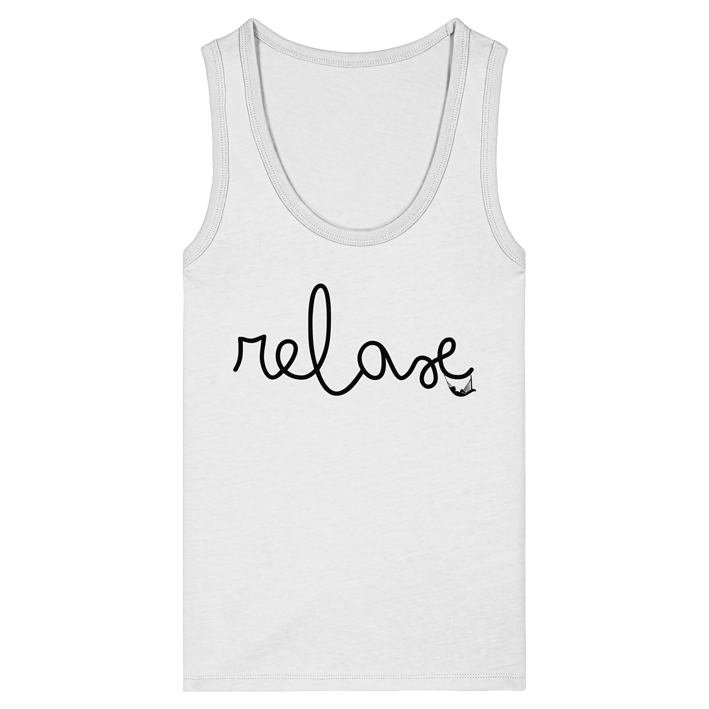 RELAX! - Women's Organic Fitted Tank Top