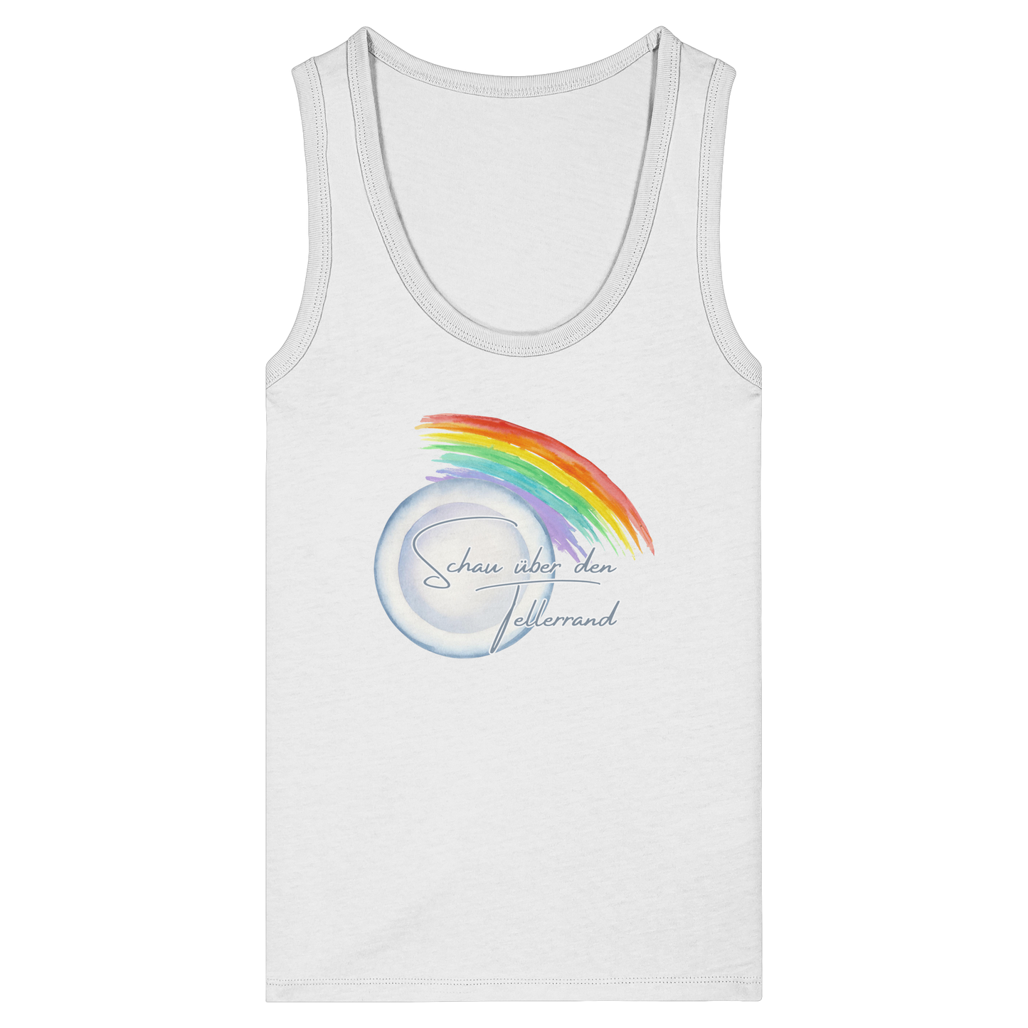 LOOK BEYOND THE HORIZON! - Women's Organic Fitted Tank Top