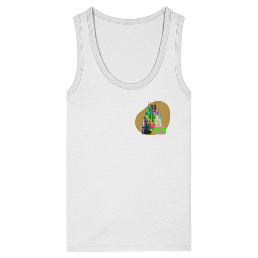 COLORFULTOWNHALL! - Womens Organic Fitted Tank Top