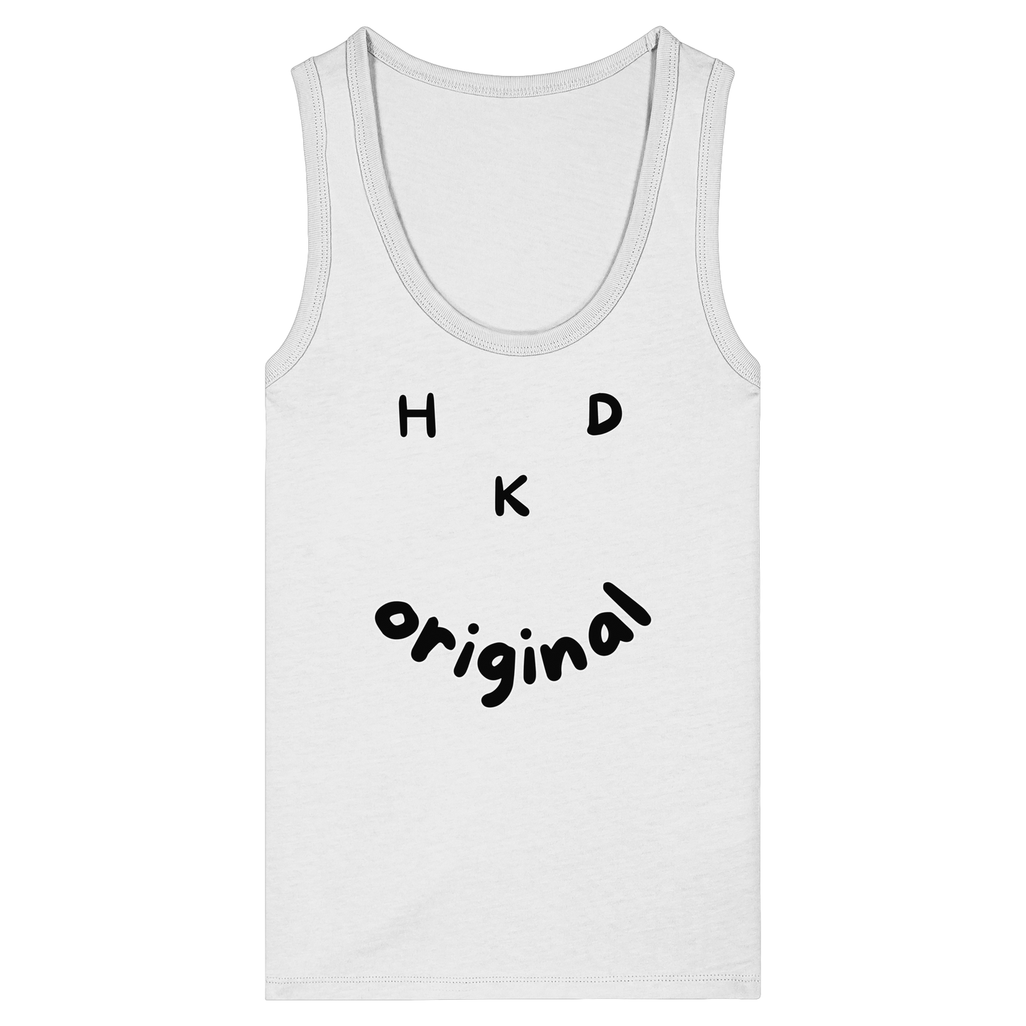 HDKORIGINALSMILE! - Women's Organic Fitted Tank Top
