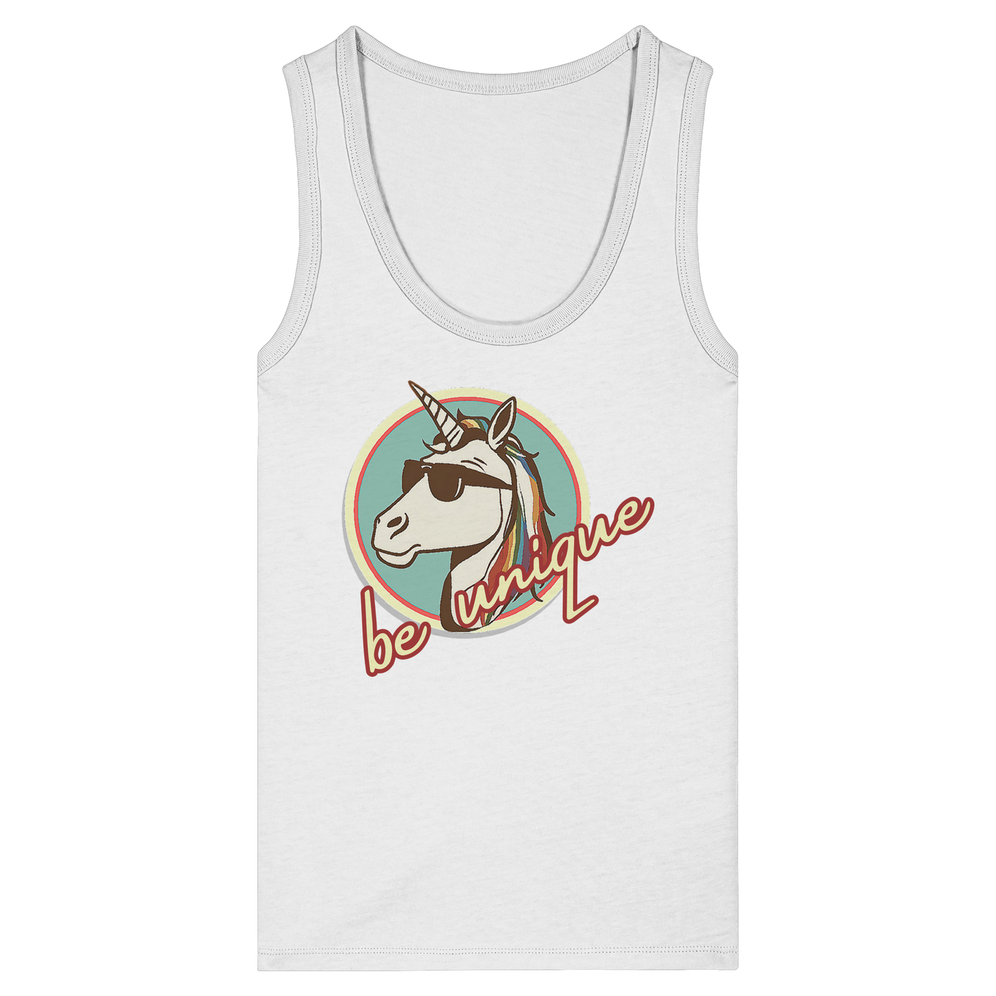 BEUNIQUE! - Women's Organic Fitted Tank Top