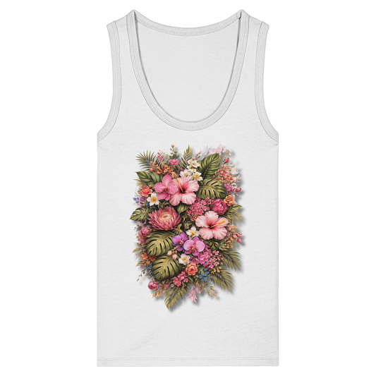 FLOWERPOWER! - Womens Organic Fitted Tank Top