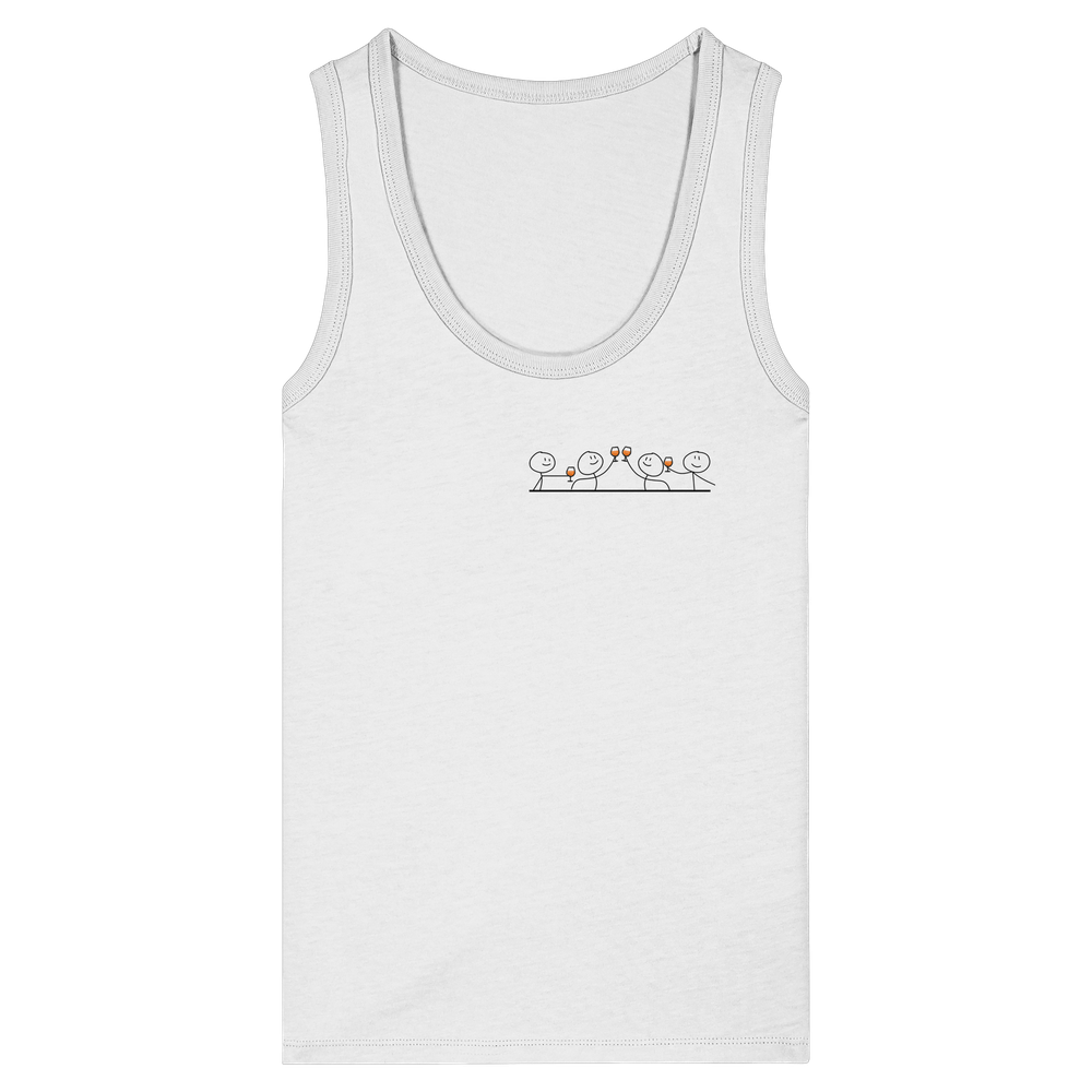 CREWLOVE! (Stick)- Womens Organic Fitted Tank Top