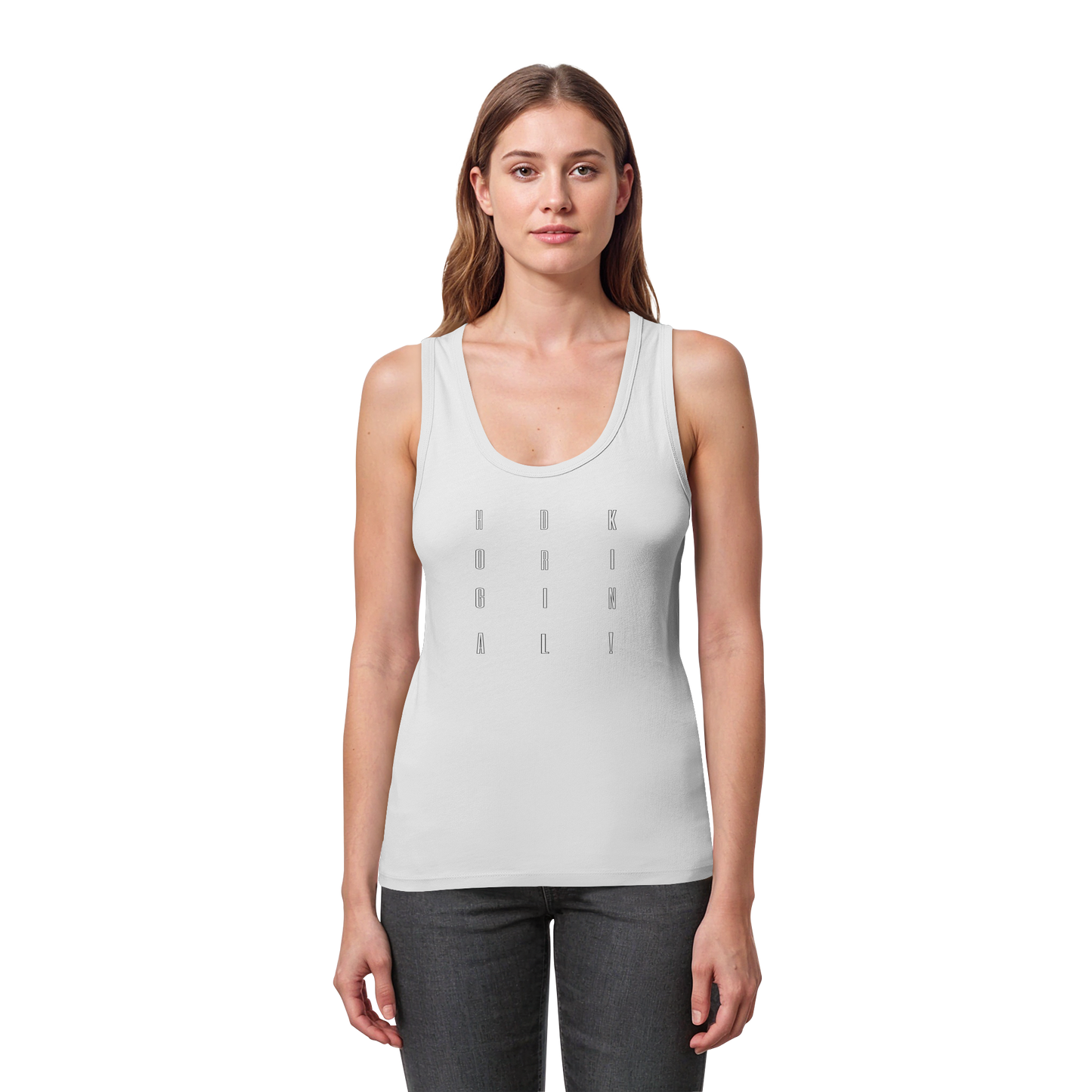 HDKORIGINALSQUARE! - Women's Organic Fitted Tank Top