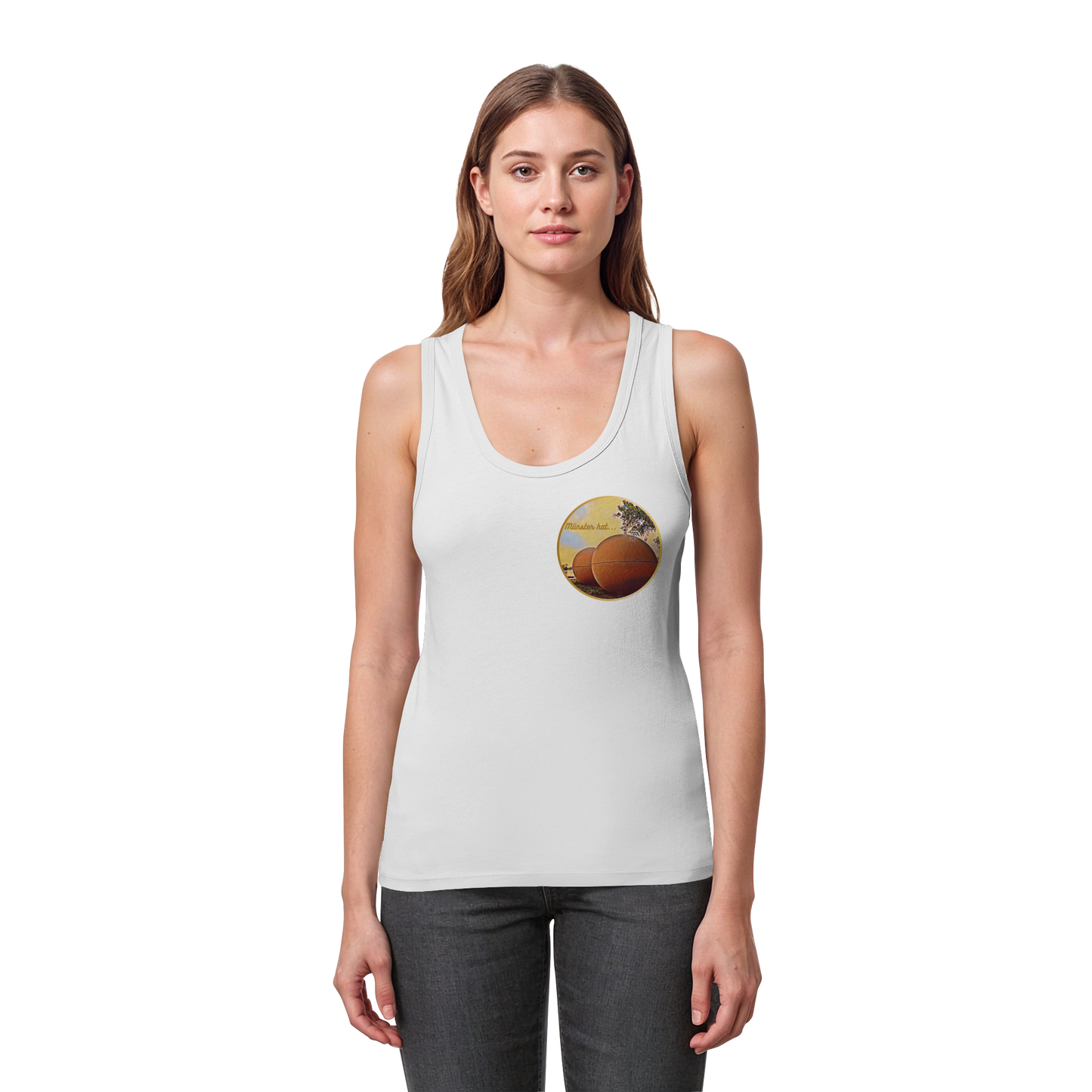 CITYBALLS! - Women's Organic Fitted Tank Top