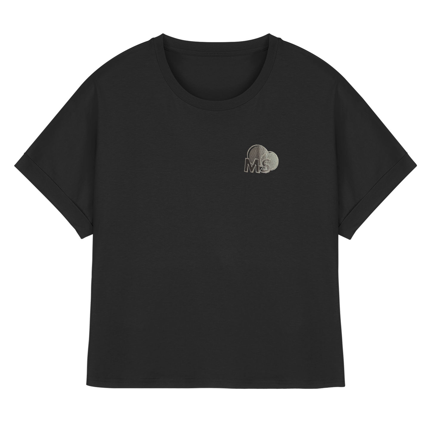 MSAASEE! (Stick) - Womens Organic Rolled Sleeves T-Shirt