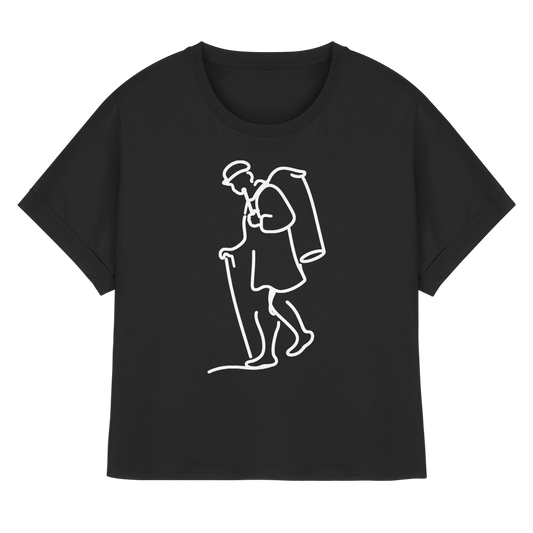 KIEPENKERL! - Womens Organic Rolled Sleeves T-Shirt