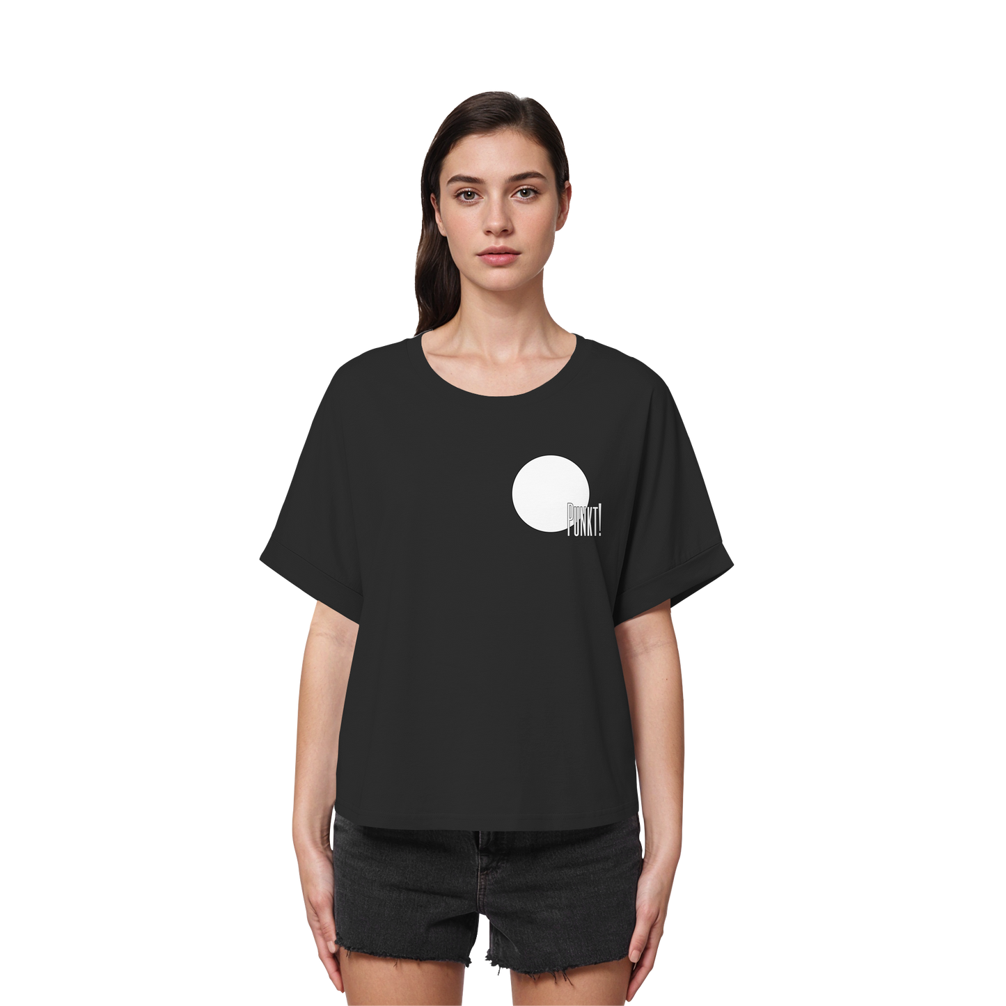 PUNKT! - Womens Organic Rolled Sleeves T-Shirt