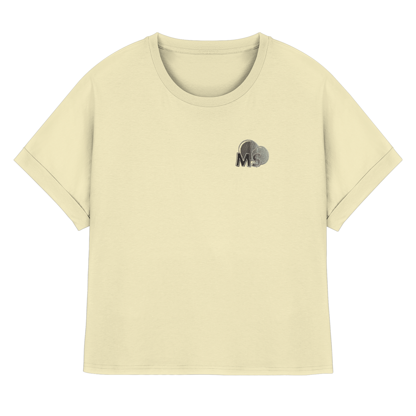 MSAASEE! (Stick) - Womens Organic Rolled Sleeves T-Shirt