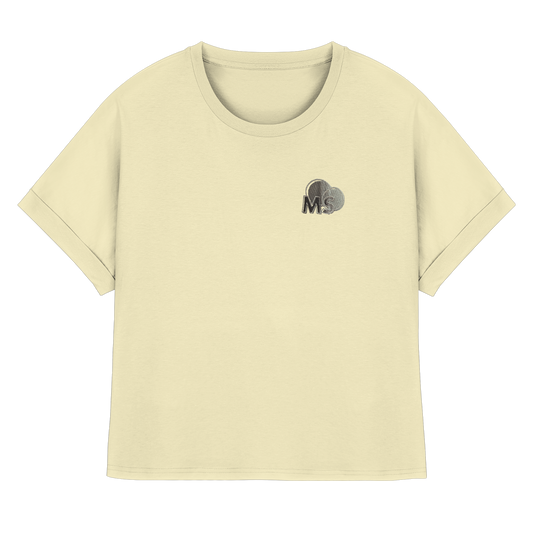 MSAASEE! (Stick) - Womens Organic Rolled Sleeves T-Shirt