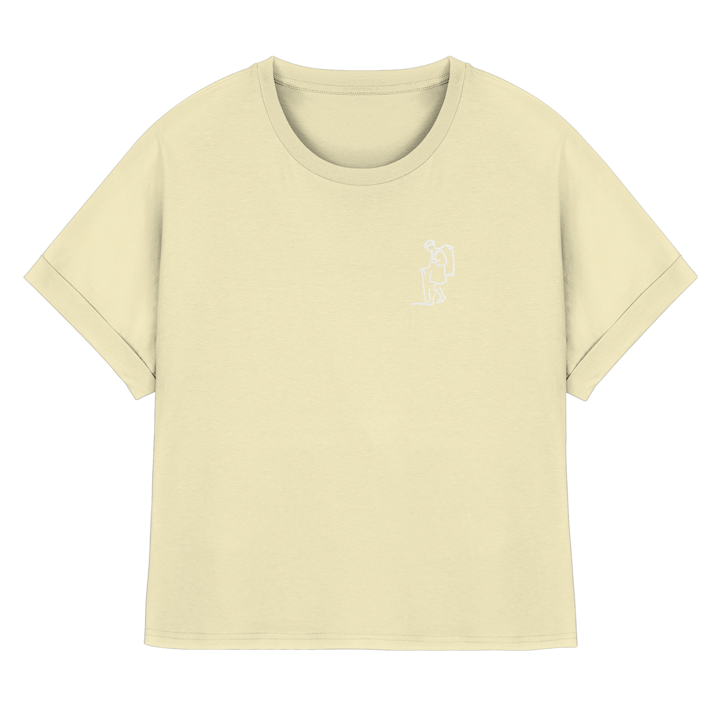 KIEPENKERL! (Stick) - Womens Organic Rolled Sleeves T-Shirt