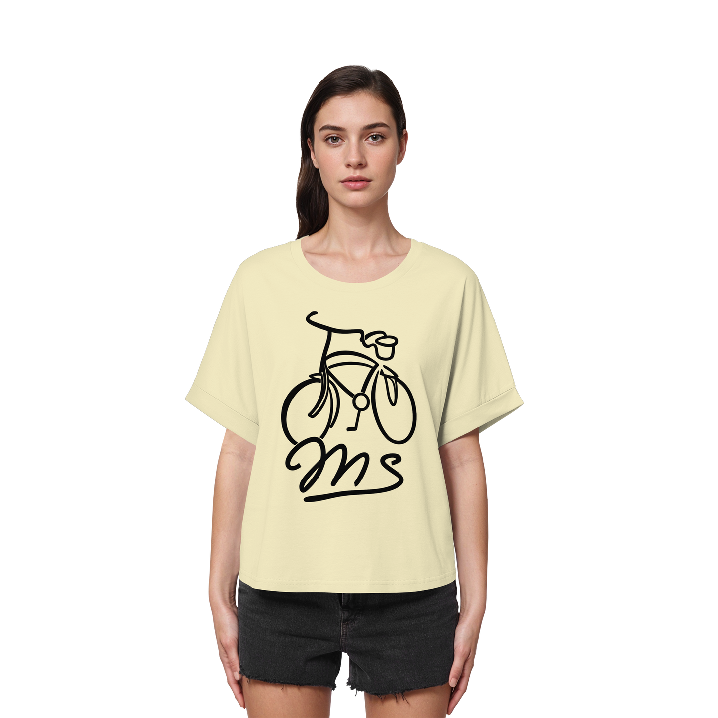 LEEZEMS! - Women's Organic Rolled Sleeves T-Shirt