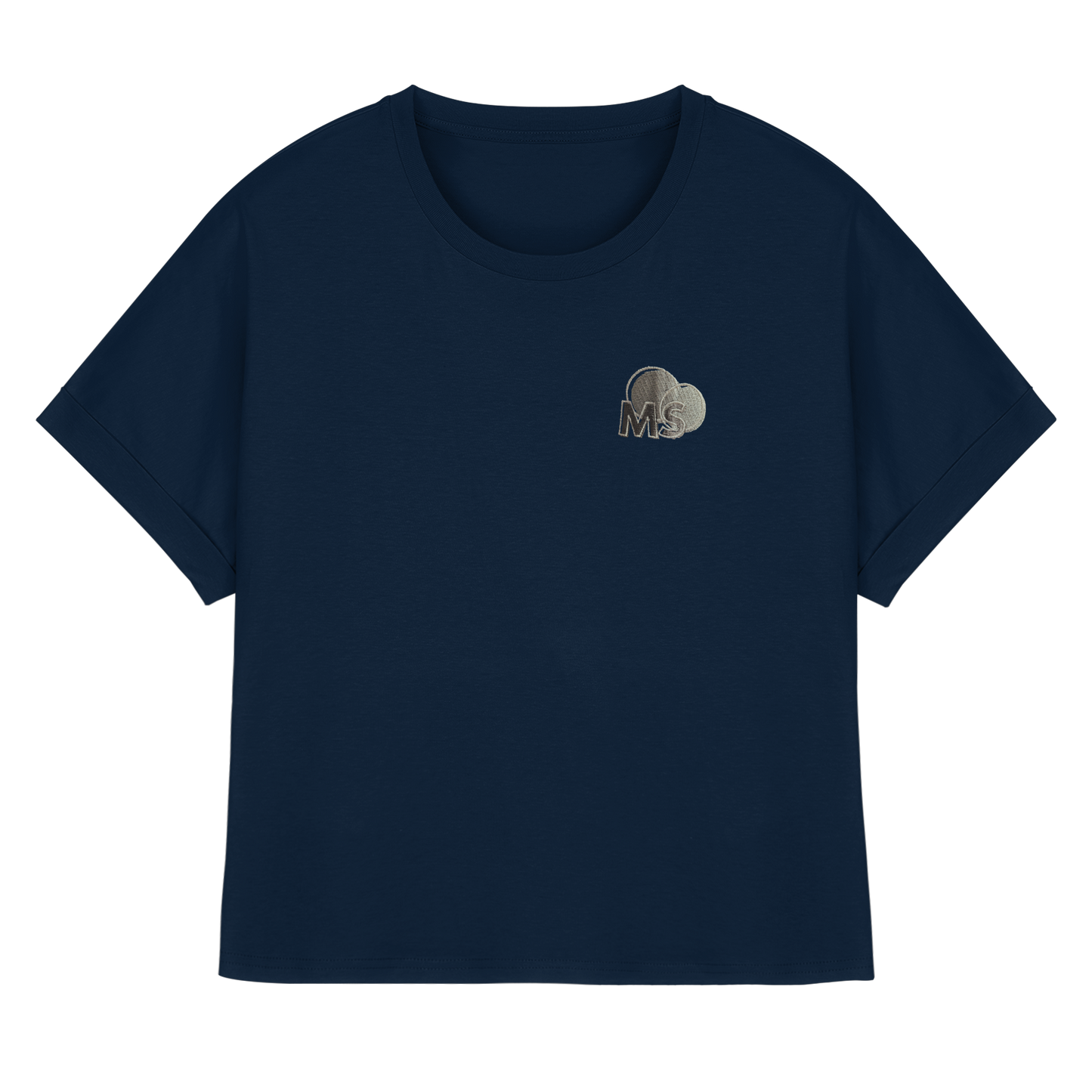 MSAASEE! (Stick) - Womens Organic Rolled Sleeves T-Shirt