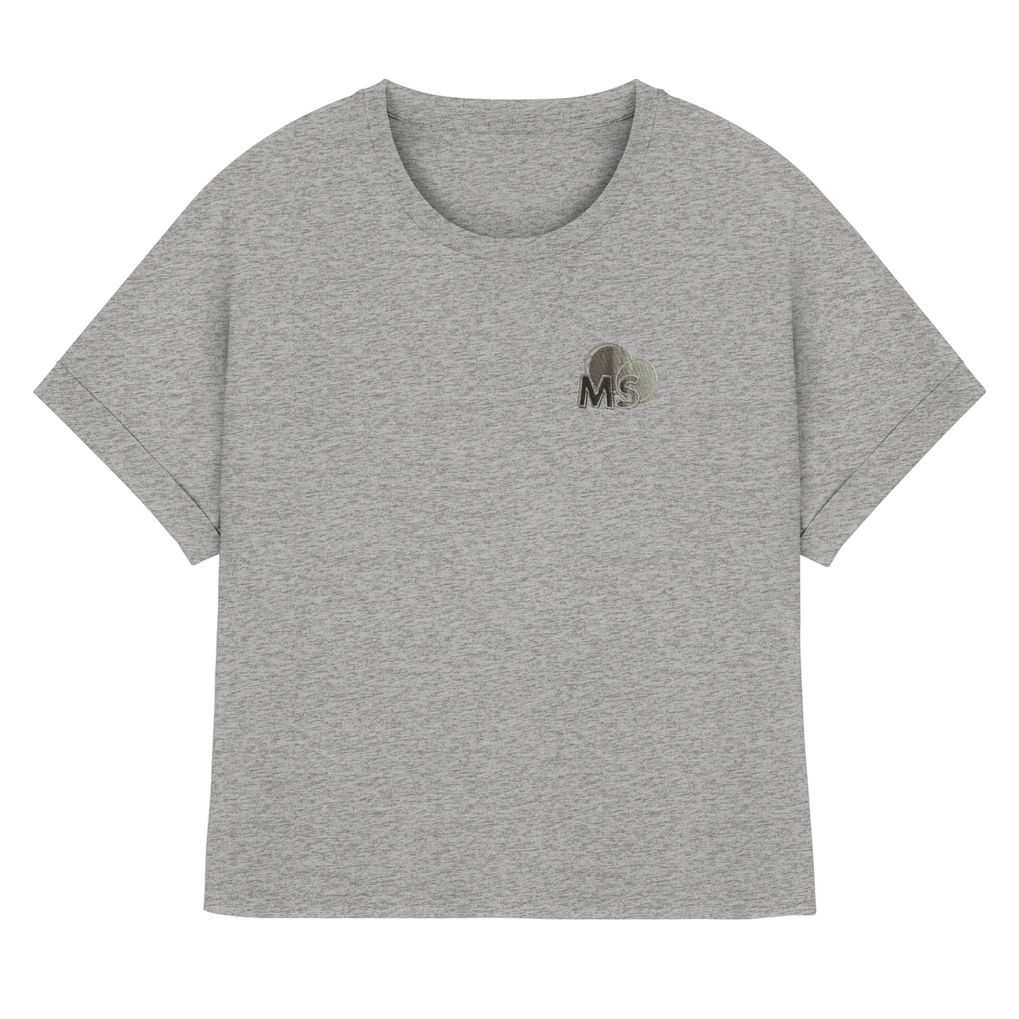 MSAASEE! (Stick) - Womens Organic Rolled Sleeves T-Shirt