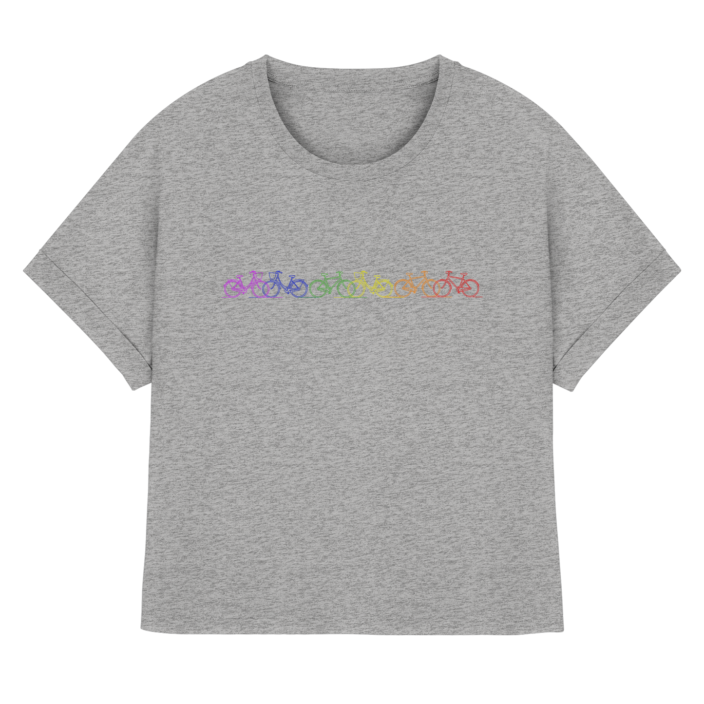 LEEZENPRIDE! - Womens Organic Rolled Sleeves T-Shirt